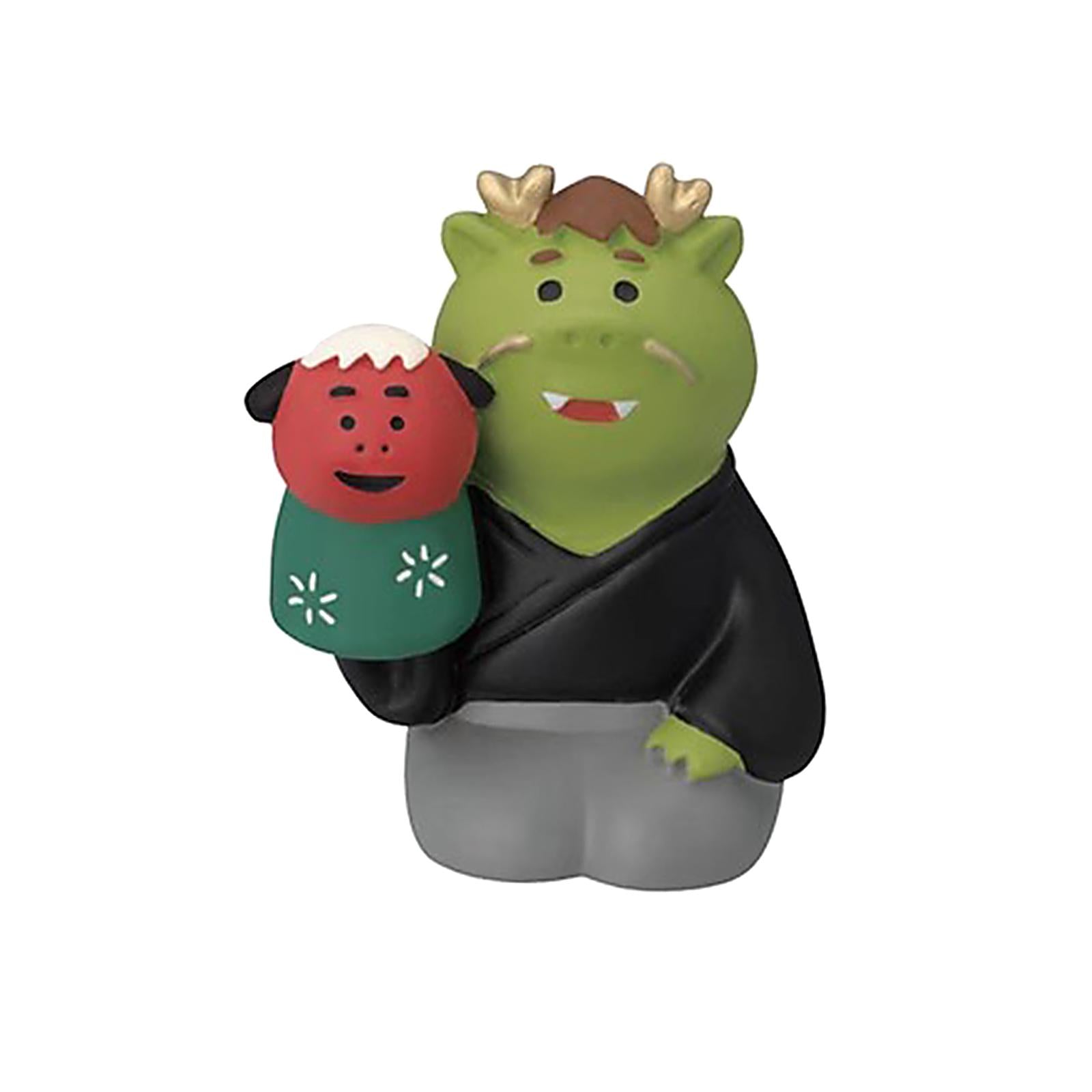 Animal Figurines Home Ornament for Housewarming Gifts Tabletop Ornament Home Style B