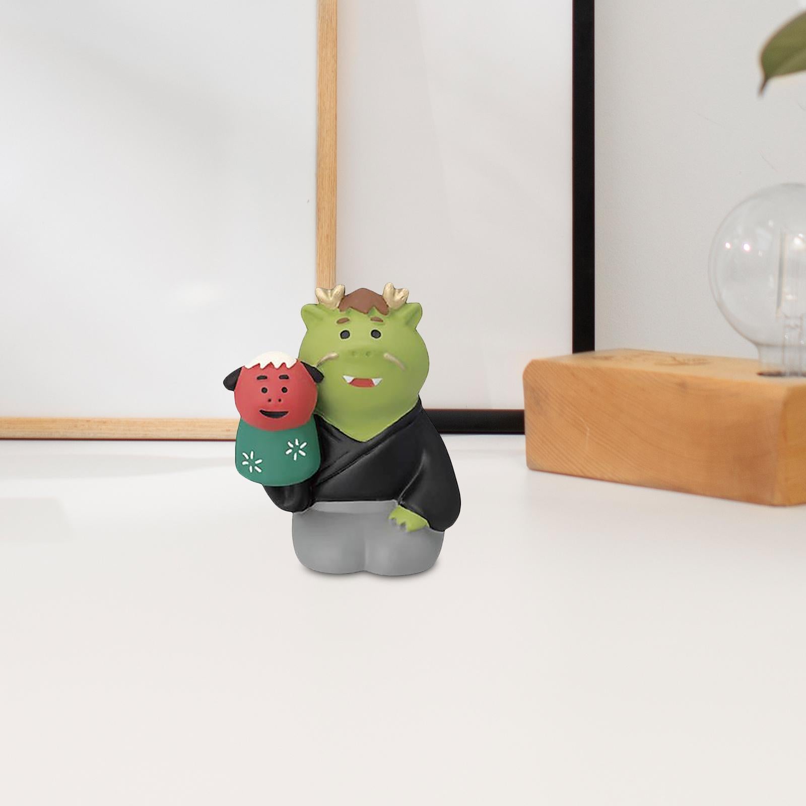 Animal Figurines Home Ornament for Housewarming Gifts Tabletop Ornament Home Style B