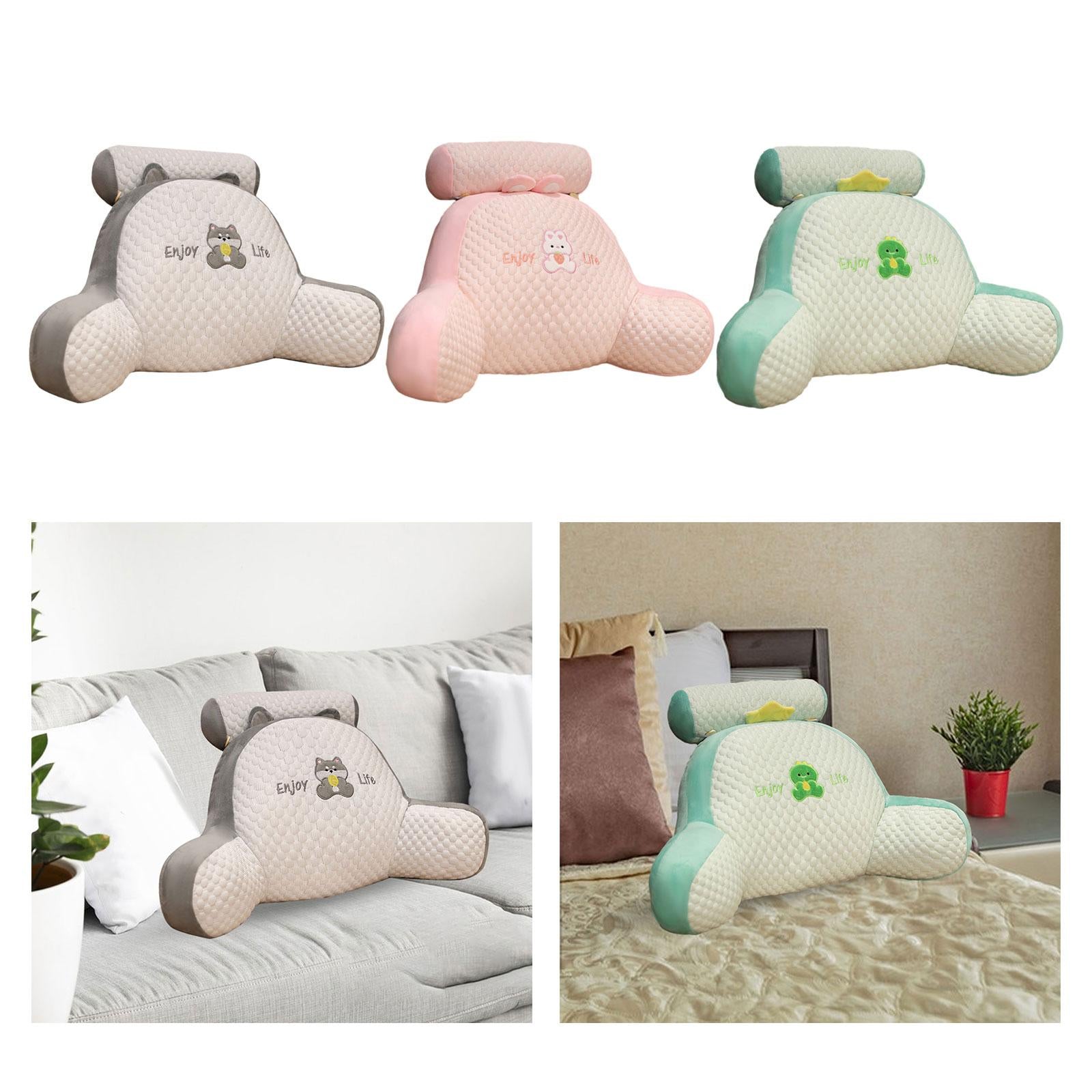 Throw Pillow Floor Pillow Cute 3D Shaped Cushion for Bed Home Office Bedroom Gray Husky