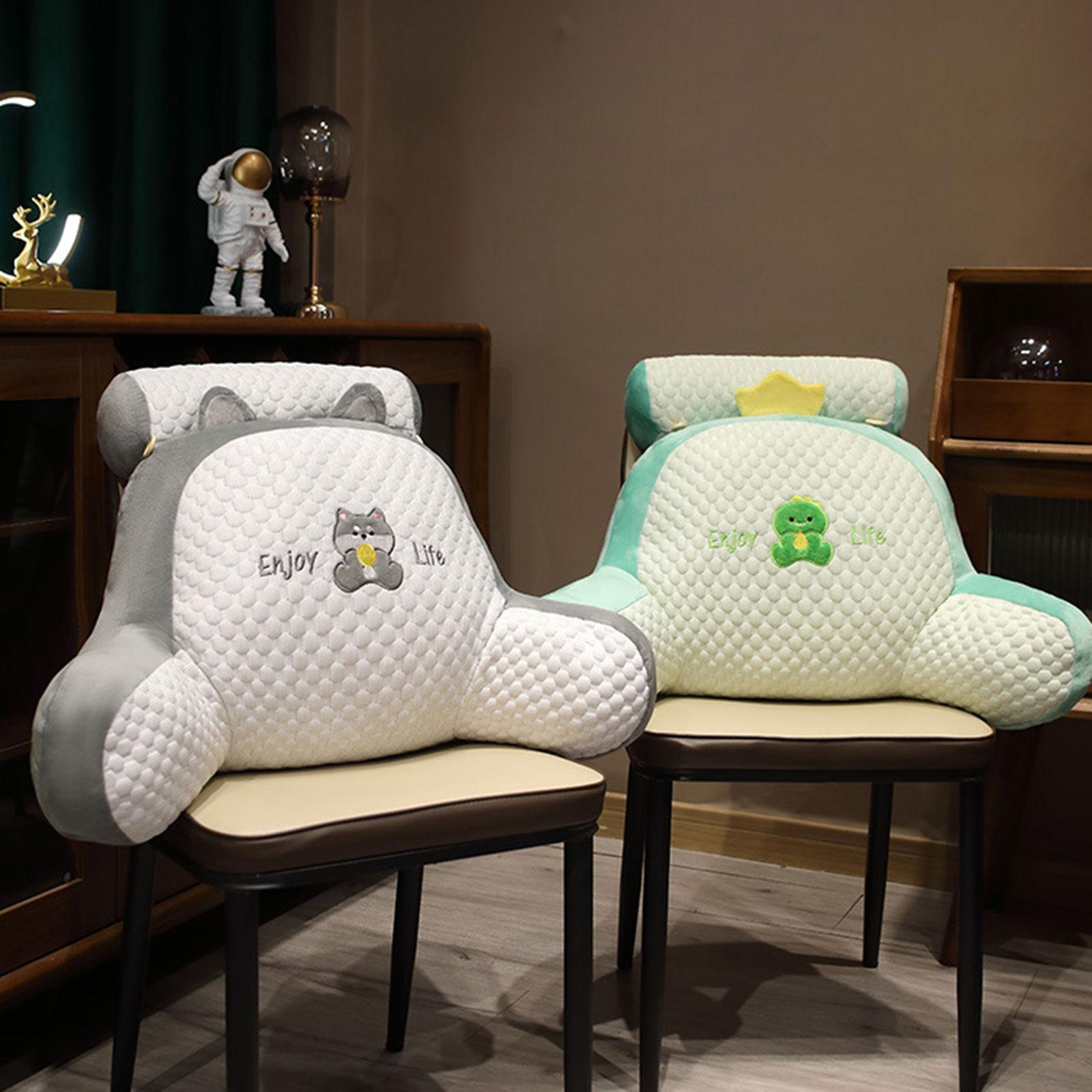 Throw Pillow Floor Pillow Cute 3D Shaped Cushion for Bed Home Office Bedroom Green Dinosaur