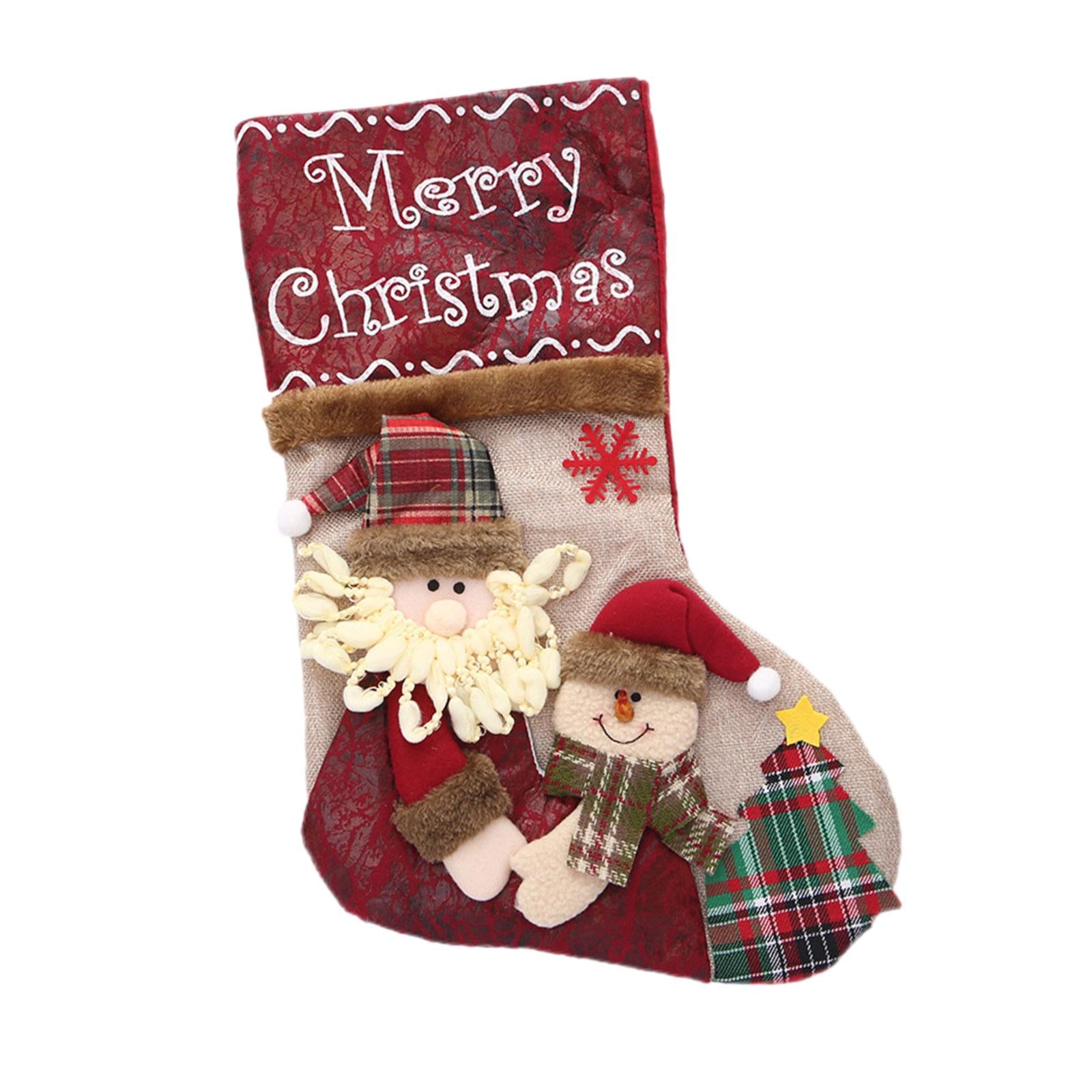 Xmas Stockings Big Xmas Stockings Decoration for Restaurant Office Fireplace