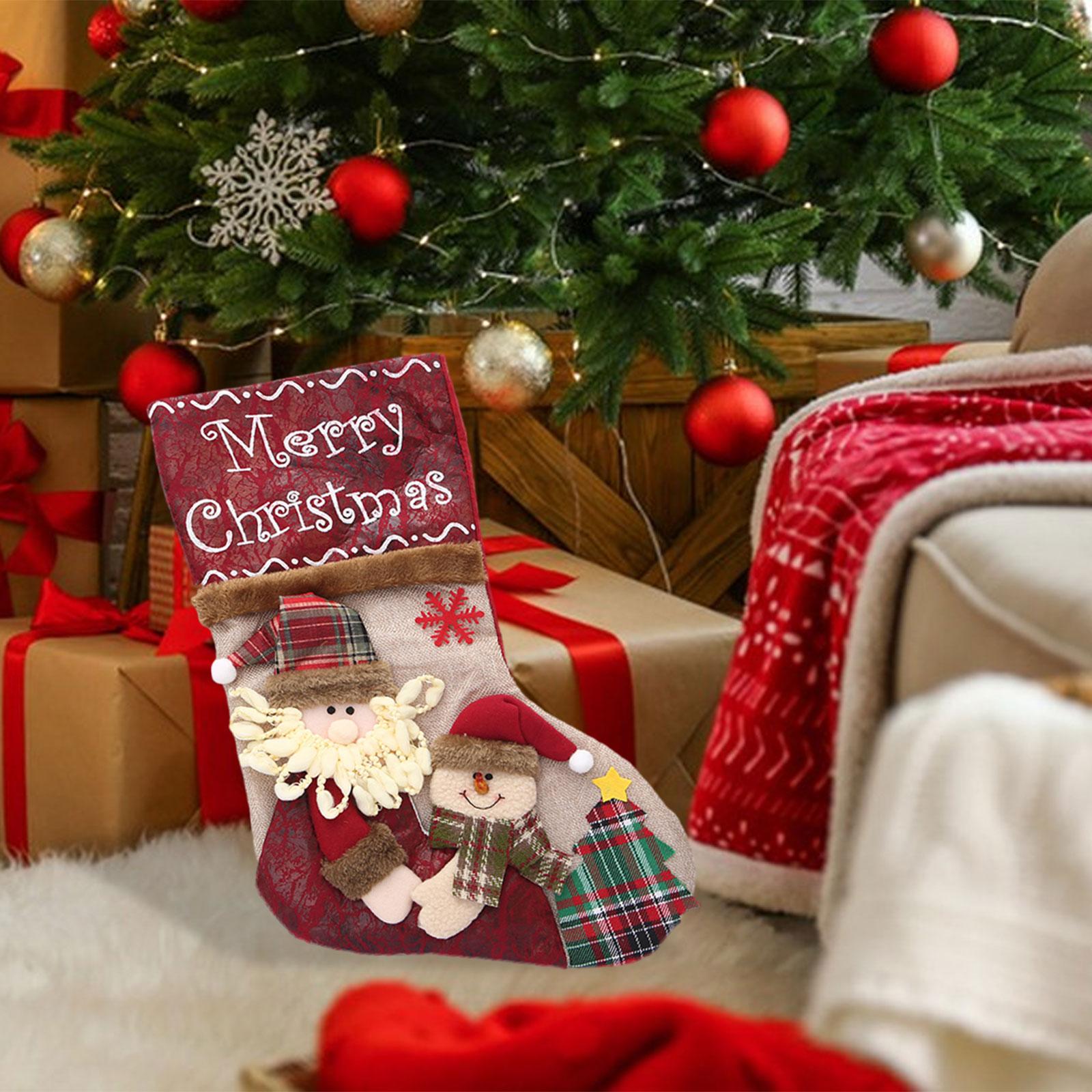 Xmas Stockings Big Xmas Stockings Decoration for Restaurant Office Fireplace