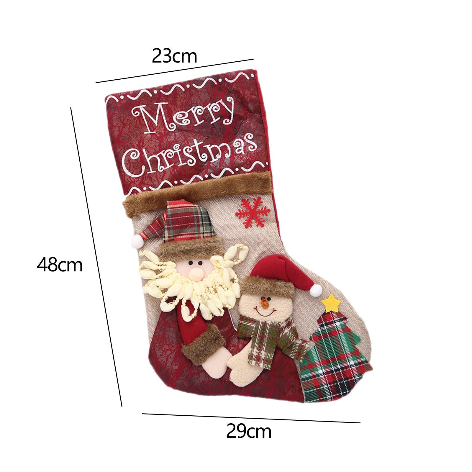 Xmas Stockings Big Xmas Stockings Decoration for Restaurant Office Fireplace