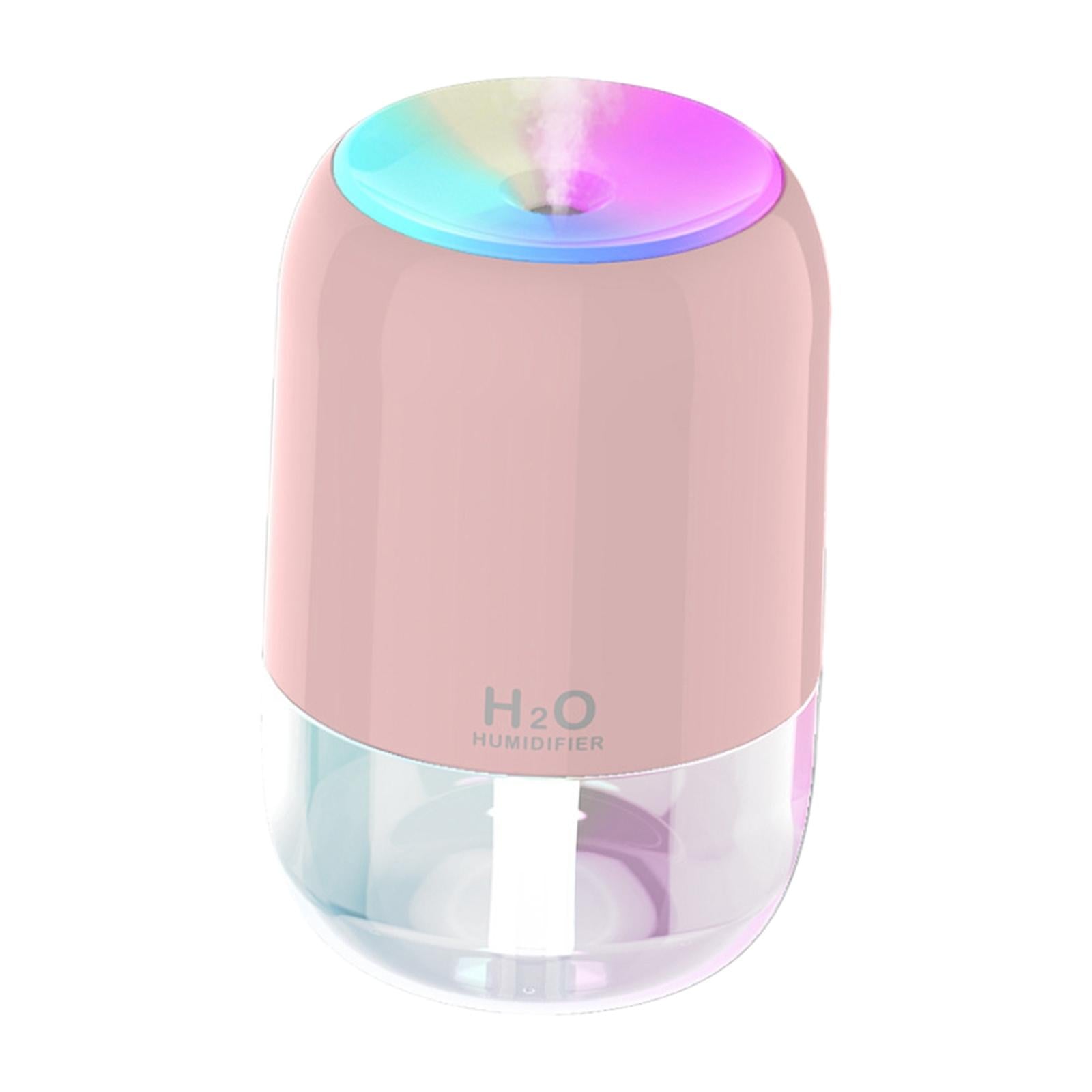 200ml Humidifier Car Essential Oil Diffuser Portable for Bedroom Lightweight Pink