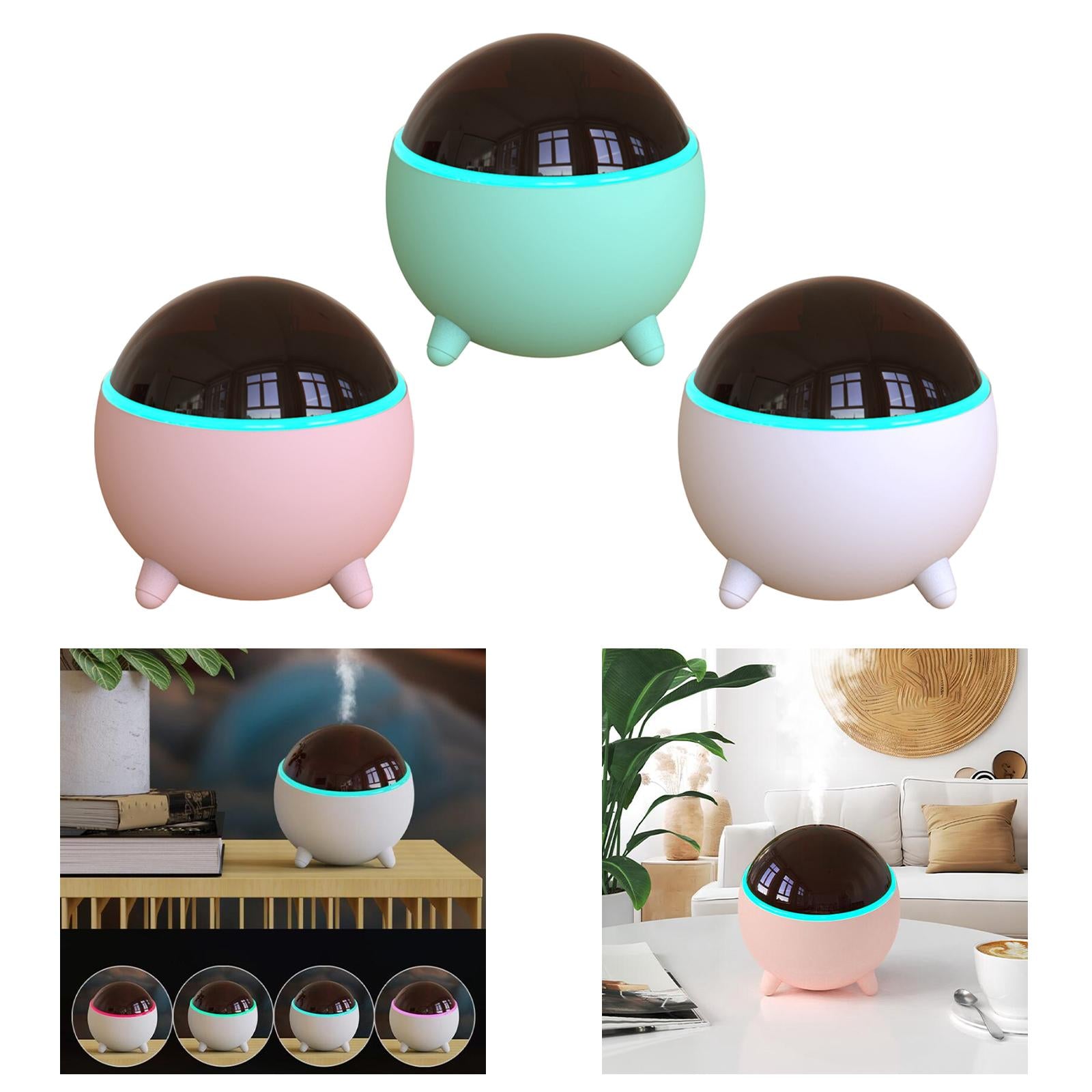 Ball Shape Humidifier Car Essential Oil Diffuser for 15-20 Square Meter Room Green