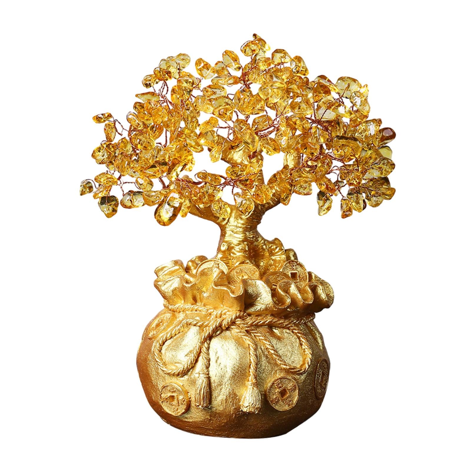 Lucky Tree Crafts Chinese Decorations Money Tree for Entrance New Year Party