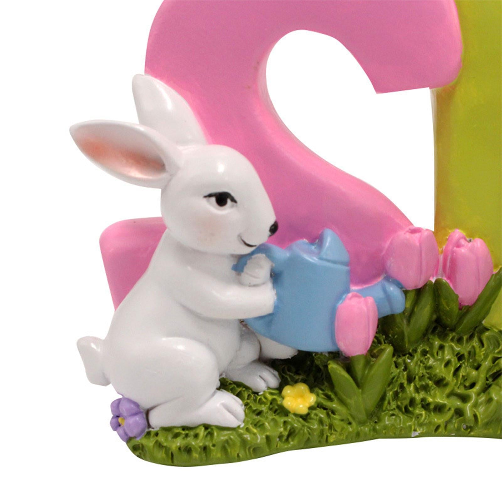 Easter Bunny Decor Cute Easter Table Decorations for Home Living Room
