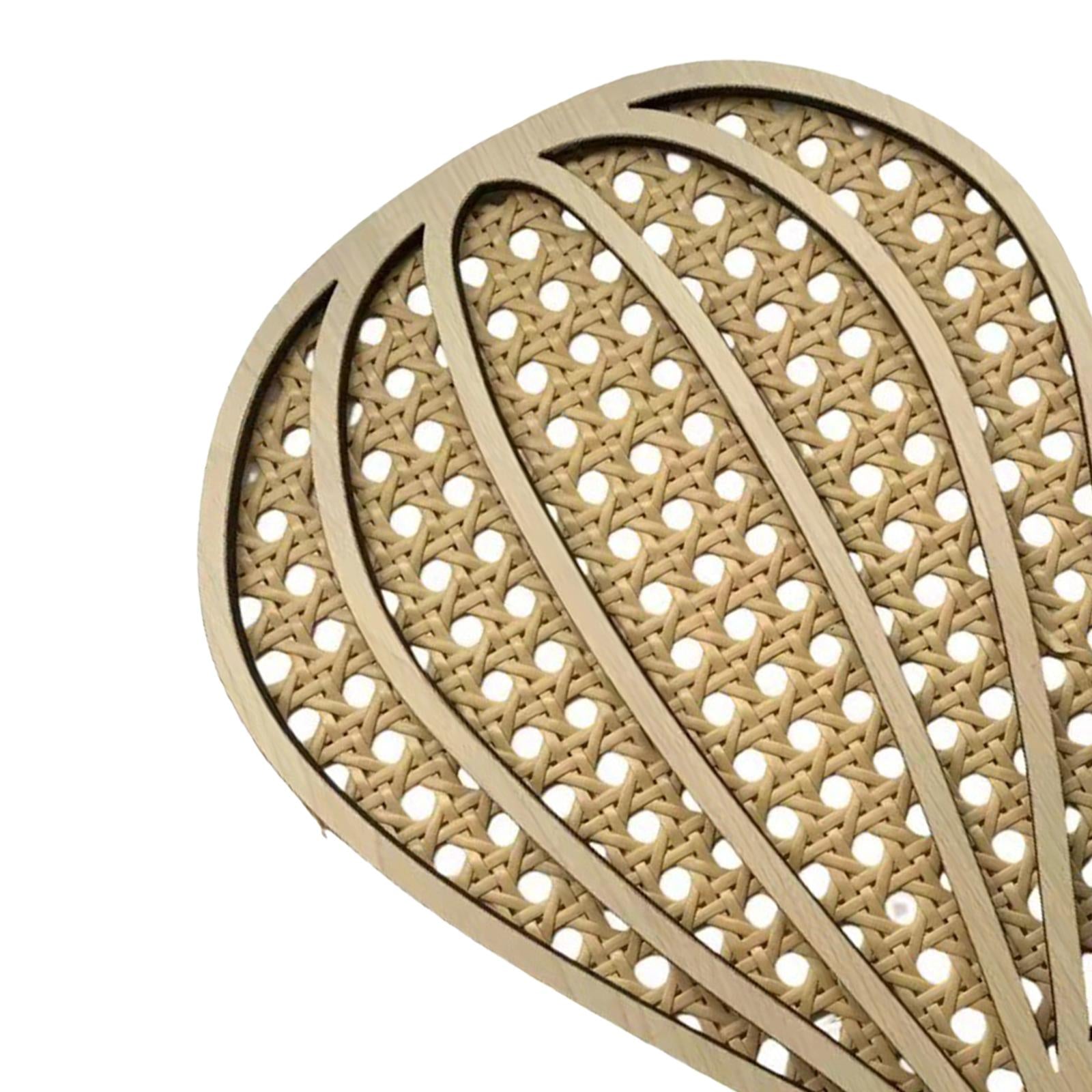 Rattan Woven Decoration Boho Art Wall Decoration for Kitchen Bathroom Office Balloon