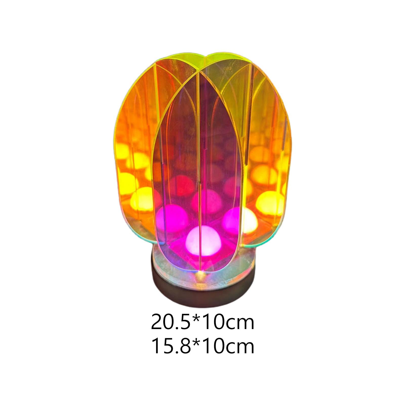 Decorative Table Lamp 3D Art Acrylic Lamp for Living Room Bedside NightStand M