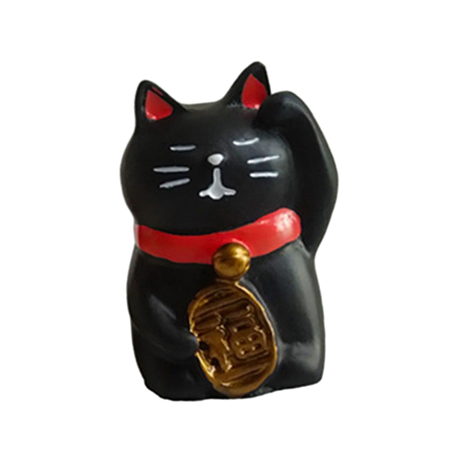 Animal Statue Creative Collection Cat Statue for Home Cabinets Shelf Desktop Style A