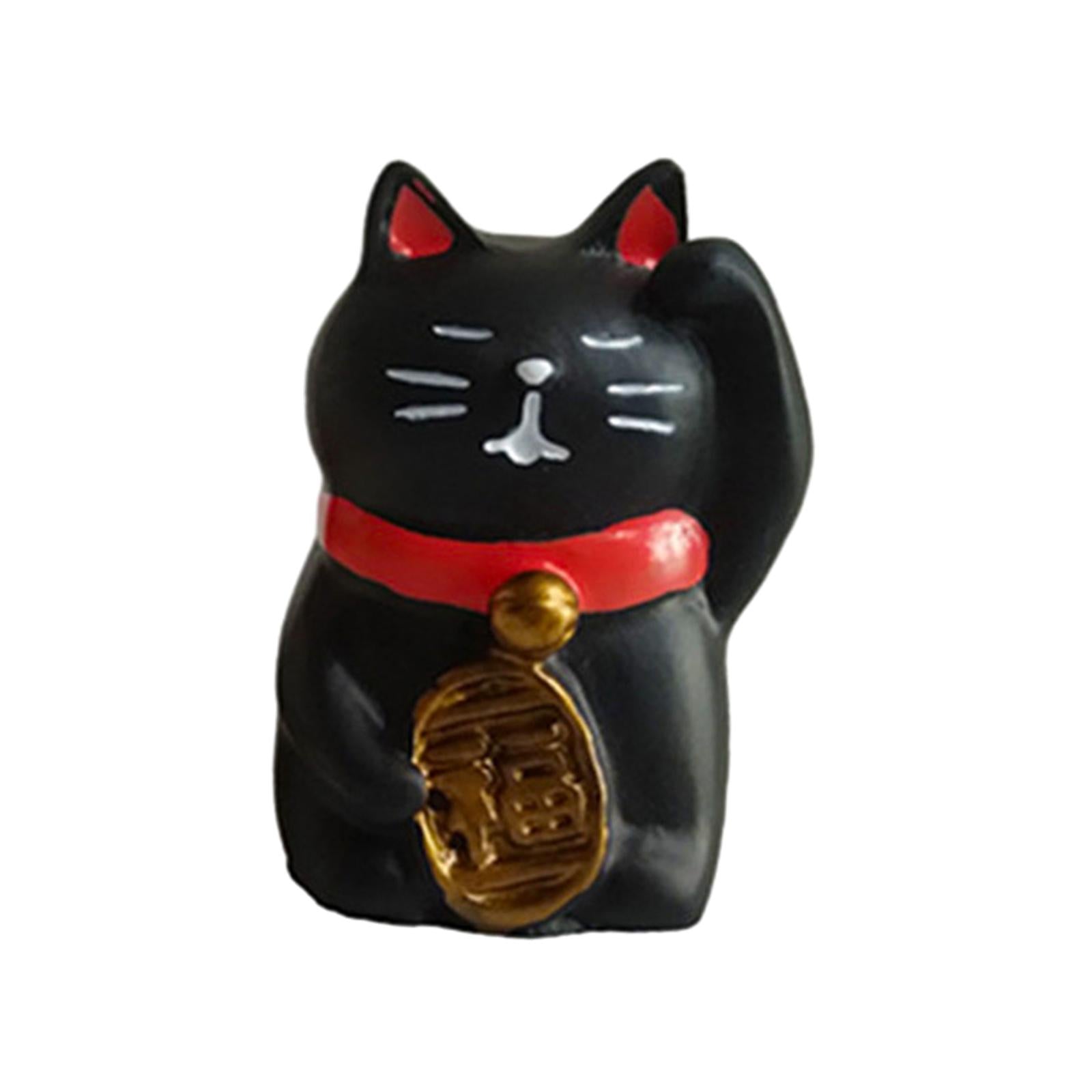 Animal Statue Creative Collection Cat Statue for Home Cabinets Shelf Desktop Style A