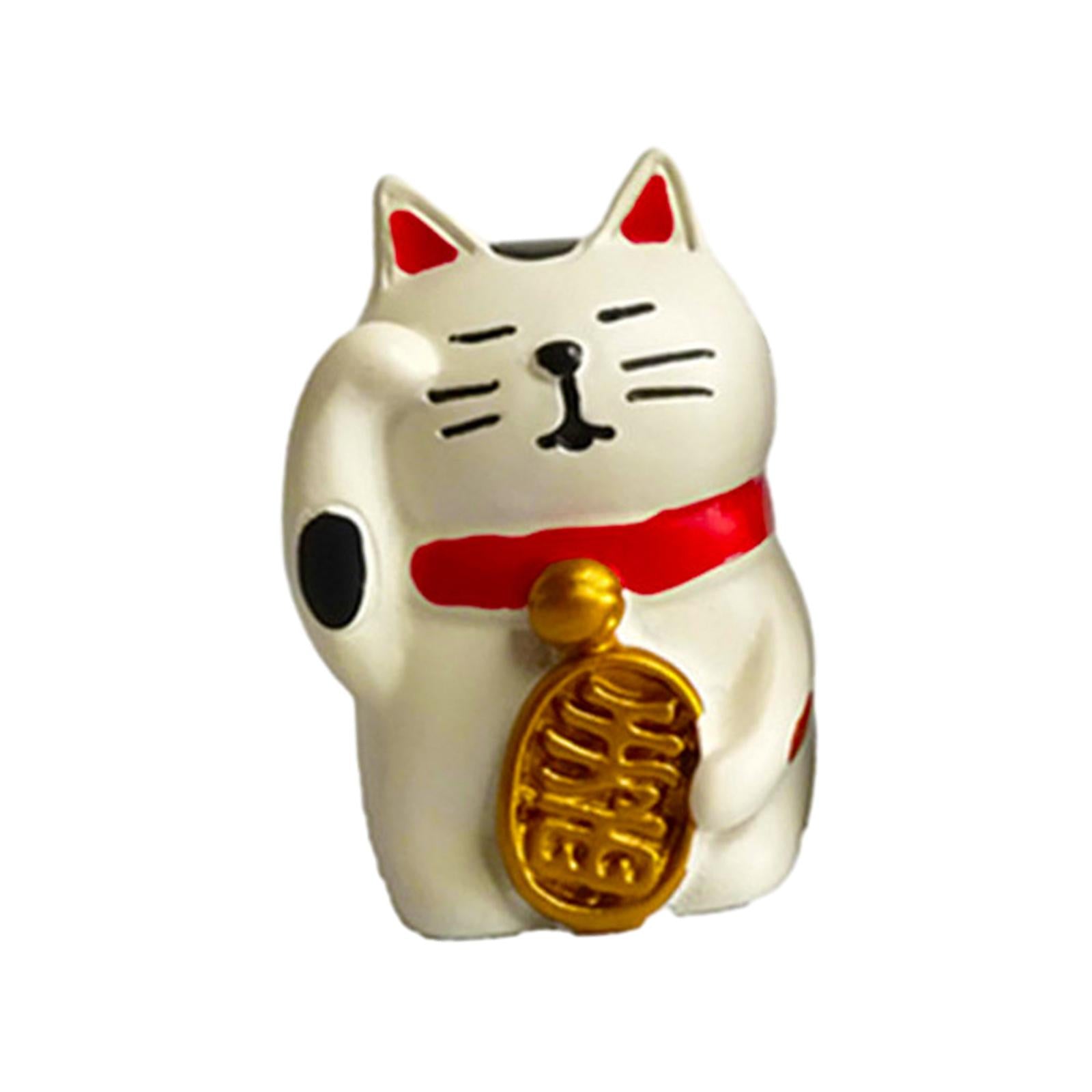 Animal Statue Creative Collection Cat Statue for Home Cabinets Shelf Desktop Style B