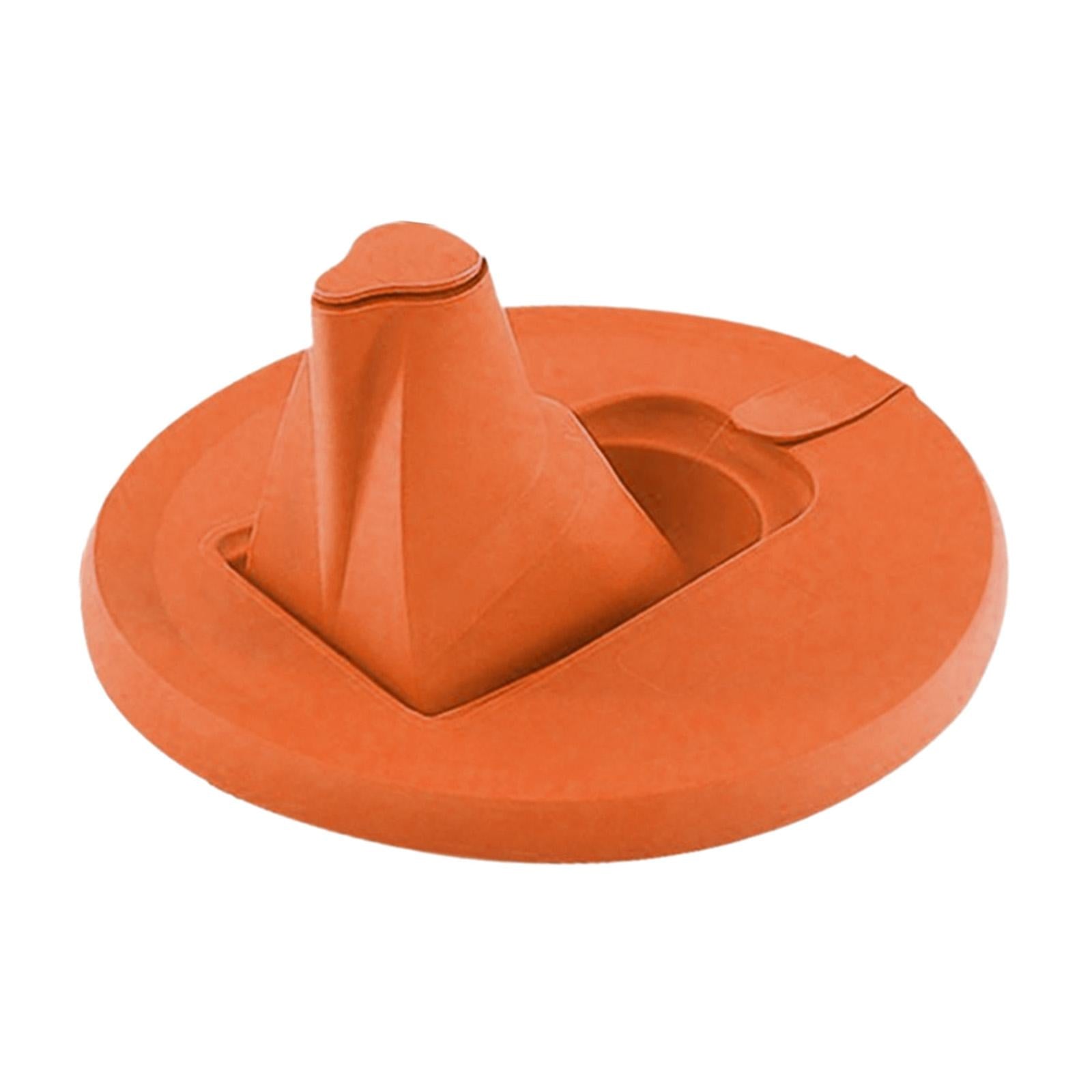 Paint Can Lid with Collapsible Spout Orange Air Tight Seal for Paint Storage