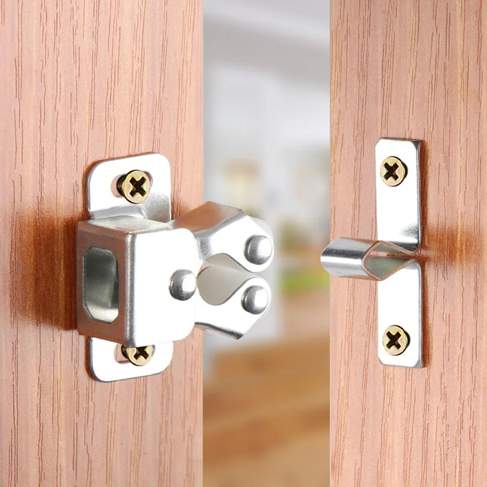 12Pcs Door Catches Hardware Cabinet latches for Closet Door Cupboard Lockers