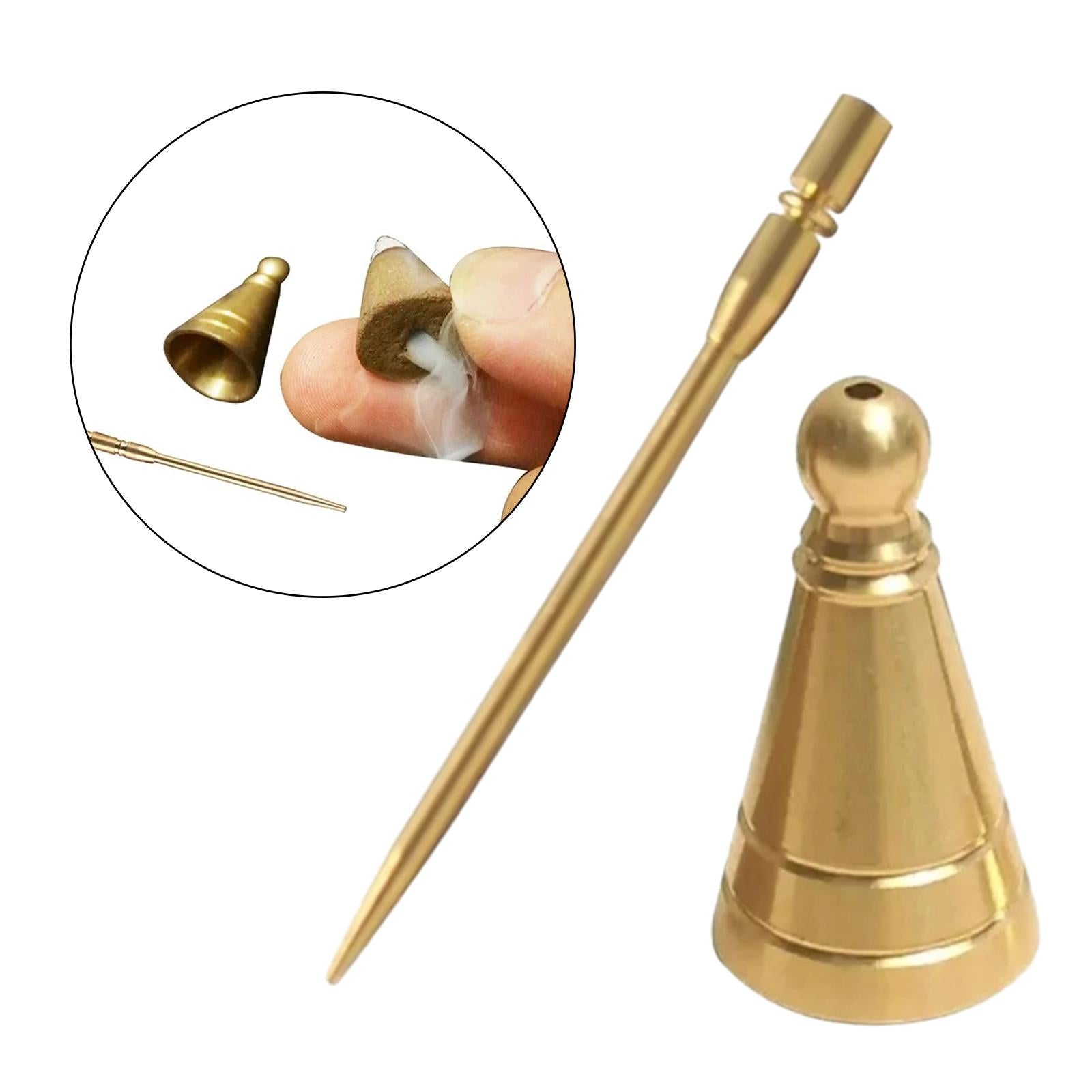 Copper Pin Easy to Use Incense Cone Making Set for Living Room Tea Room Yoga
