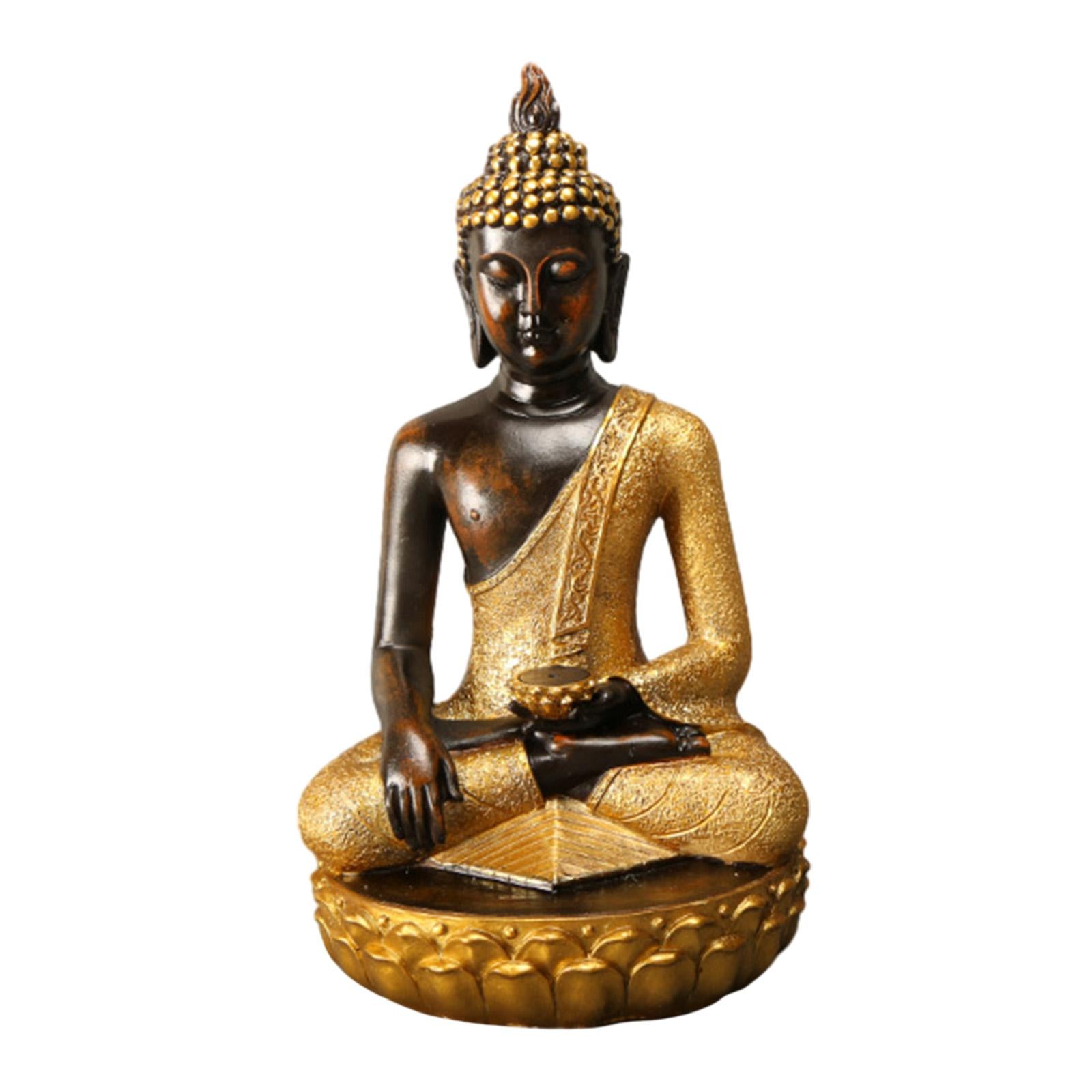 Thailand Buddha Figurine Art Thai Buddha Statue for Living Room Home Desktop