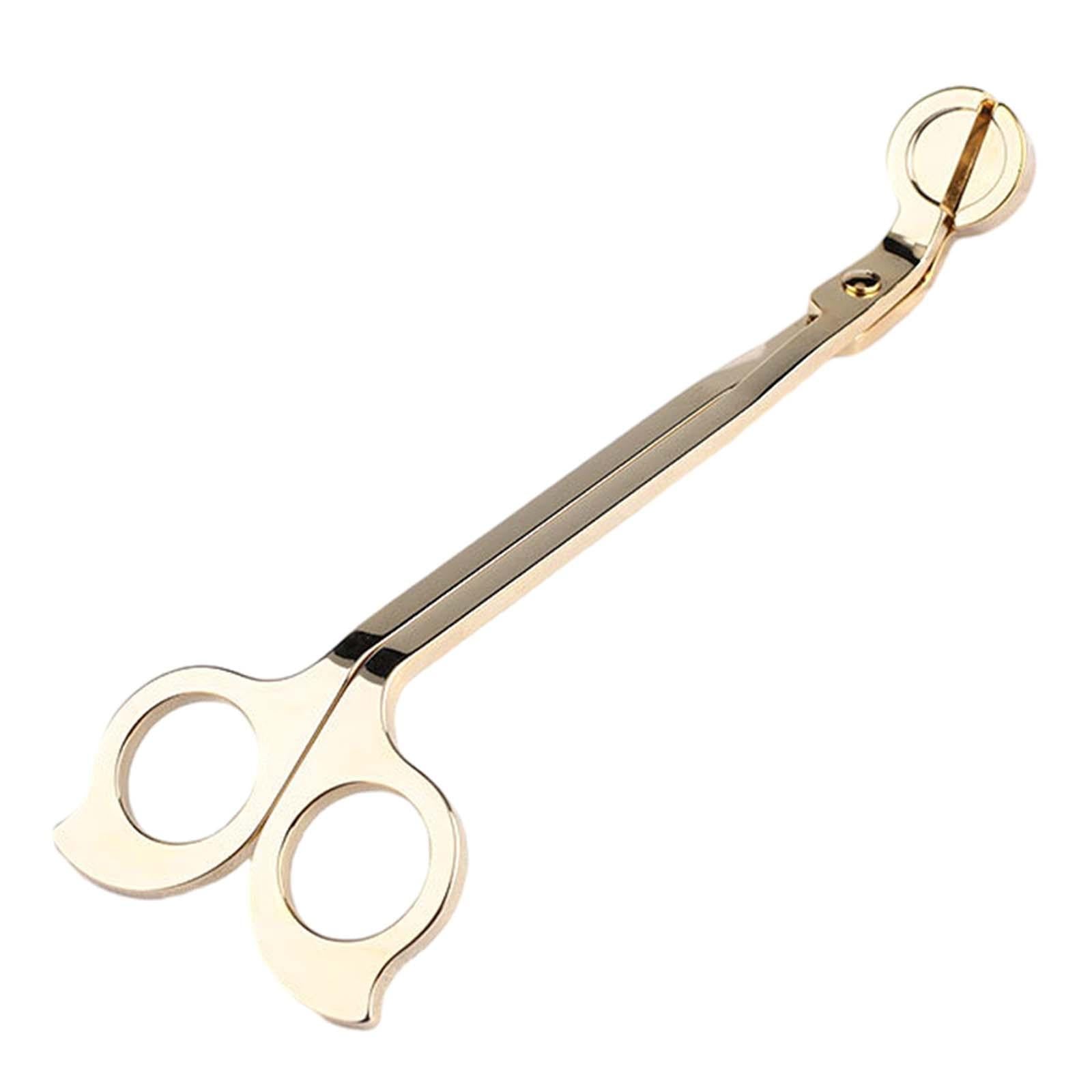 Candle Wick Trimmer Premium Sturdy Candle Extinguishing Tool Candle Scissors gold