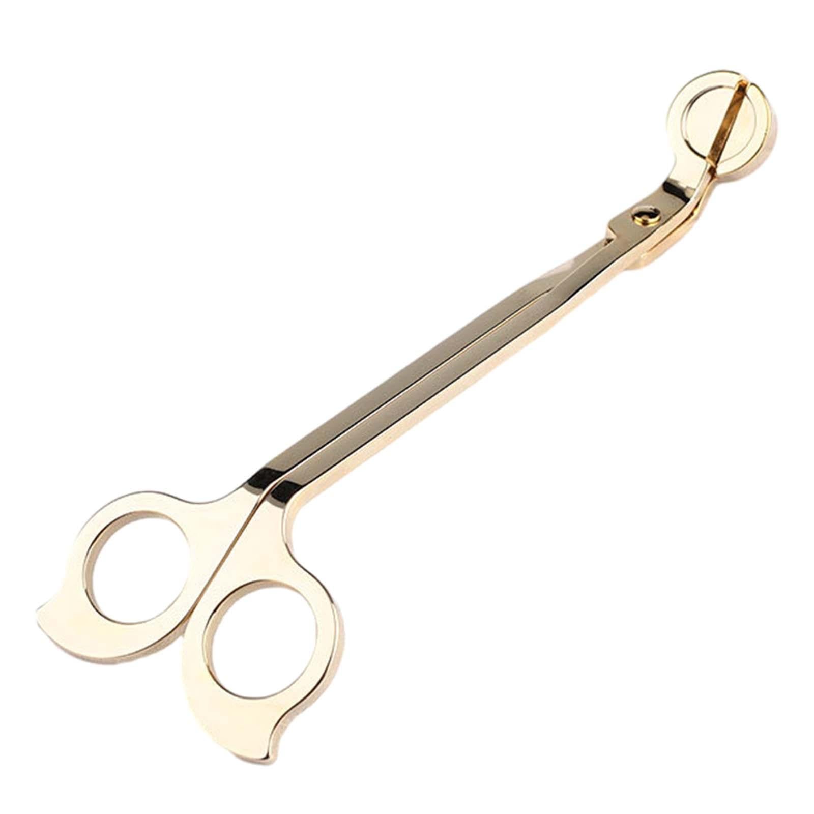 Candle Wick Trimmer Premium Sturdy Candle Extinguishing Tool Candle Scissors gold