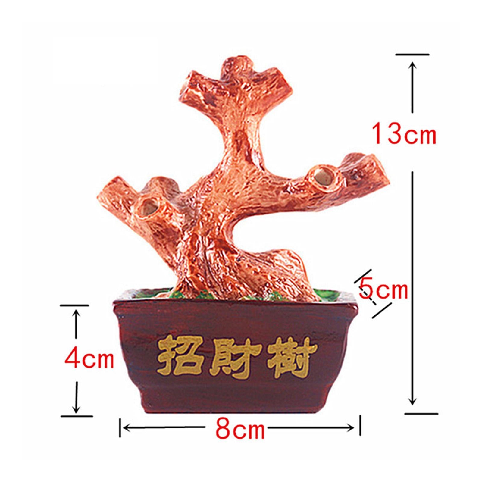 Money Tree Base DIY Semi Finished Wealth Tree for Cabinet Desktop Home
