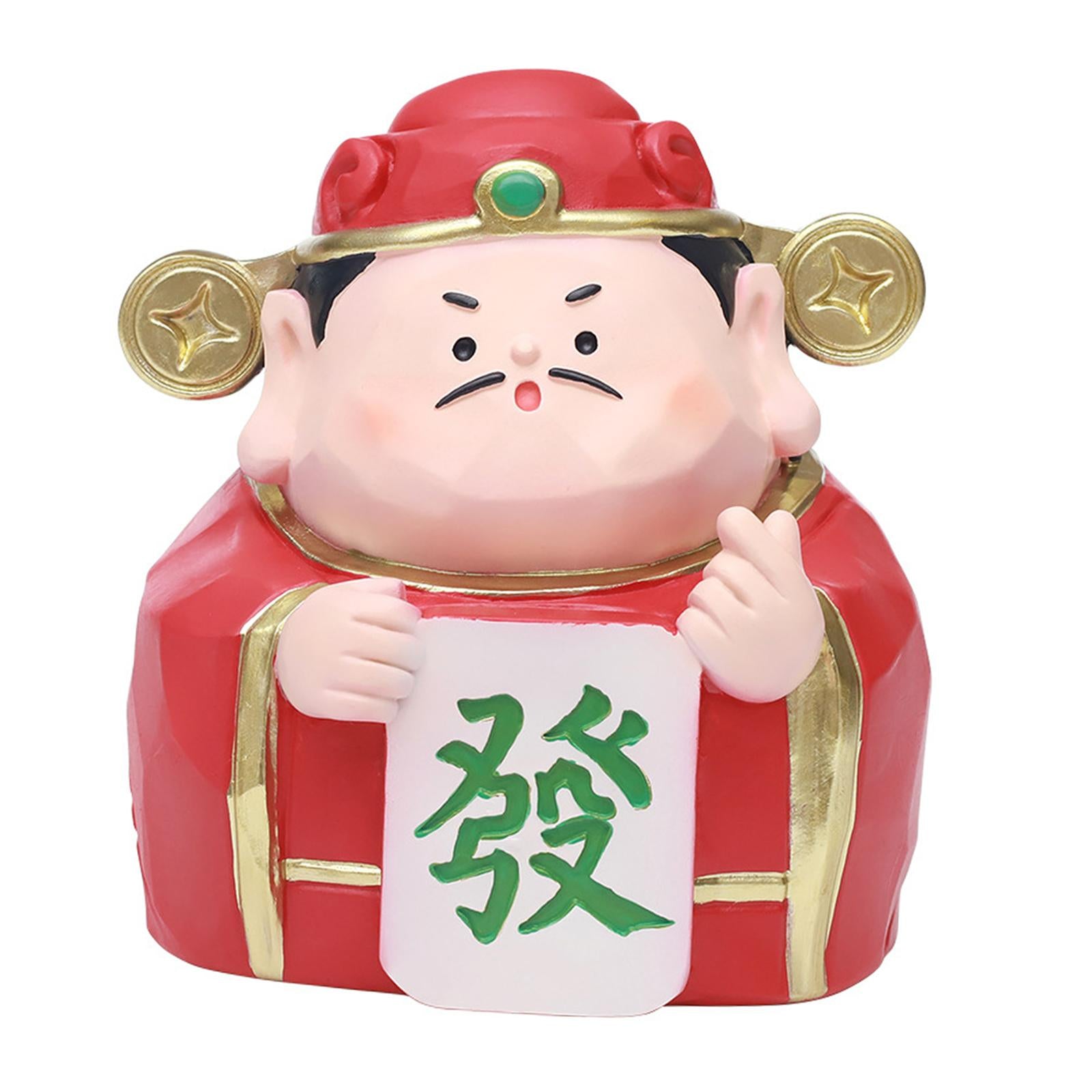 Money Boxes Souvenir God of Wealth Piggy Bank Decor for Household Home Decor
