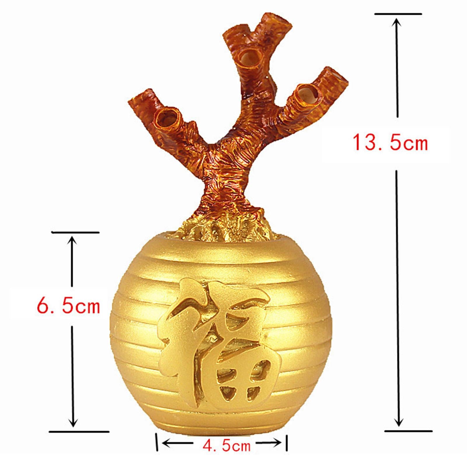 Money Tree Base DIY Semi Finished Feng Shui Decor for Bookshelf Office Decor S