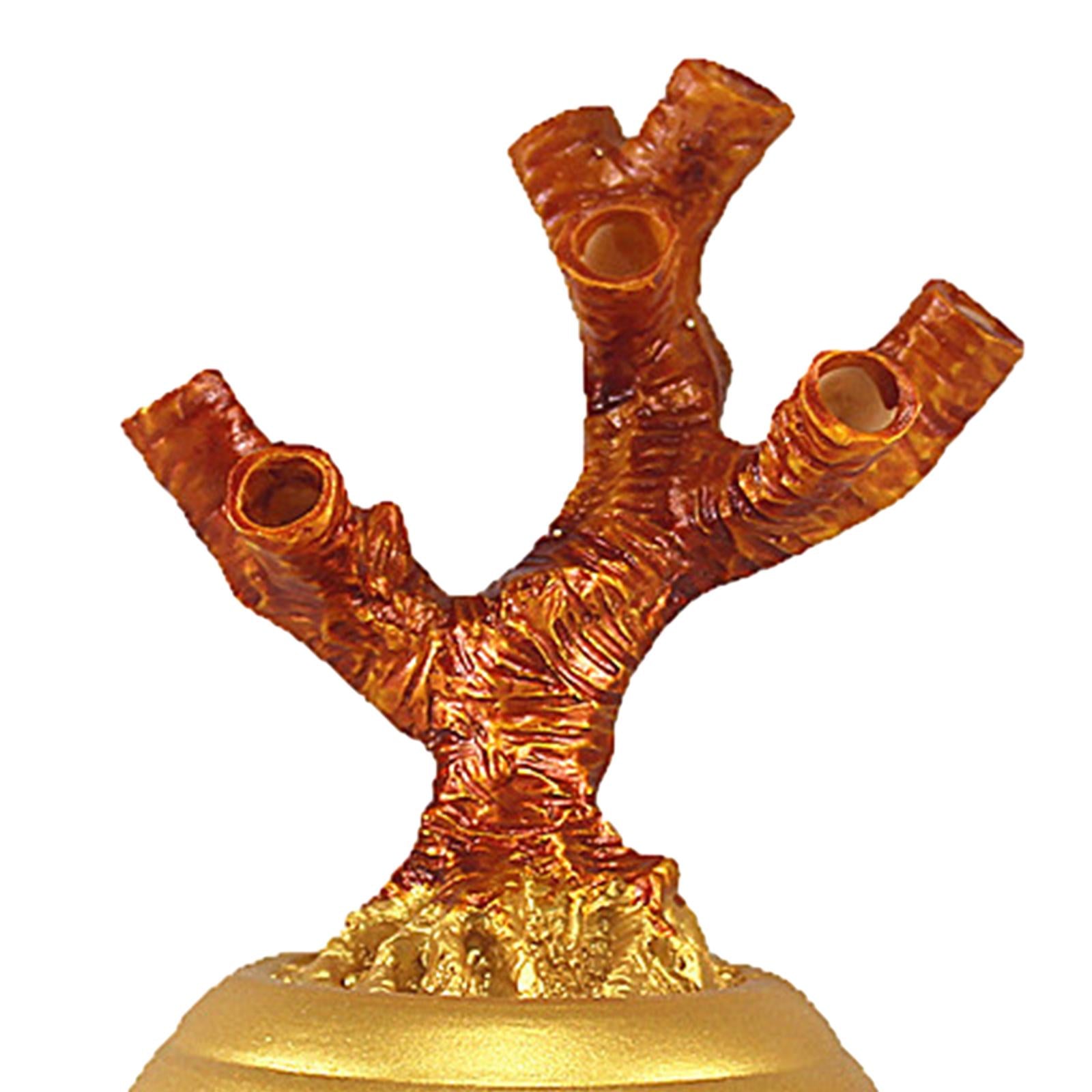 Money Tree Base DIY Semi Finished Feng Shui Decor for Bookshelf Office Decor L
