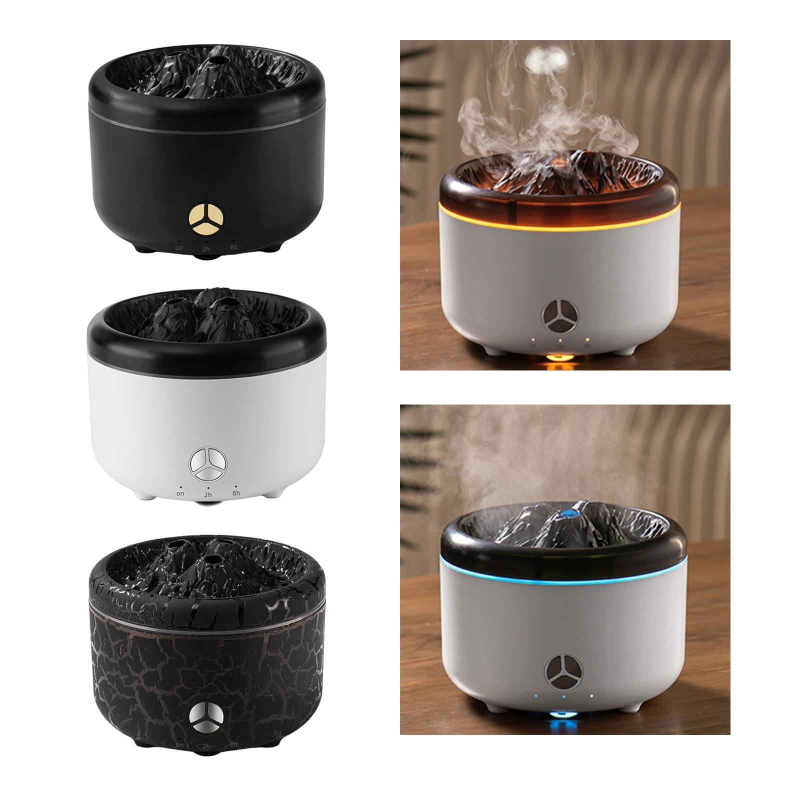 Essential Oil Diffuser 2 Spray Modes Small Air Humidifier for Yoga Desk Room Solid Black