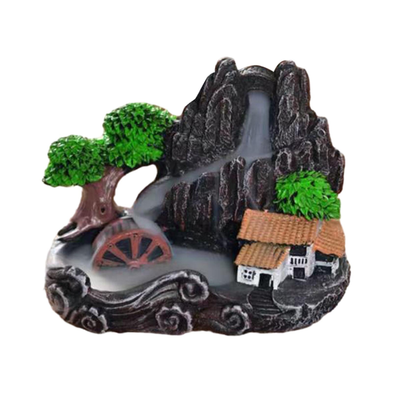 Waterfall Incense Holder Decorative Incense Cone Holder for Desk Yoga Office