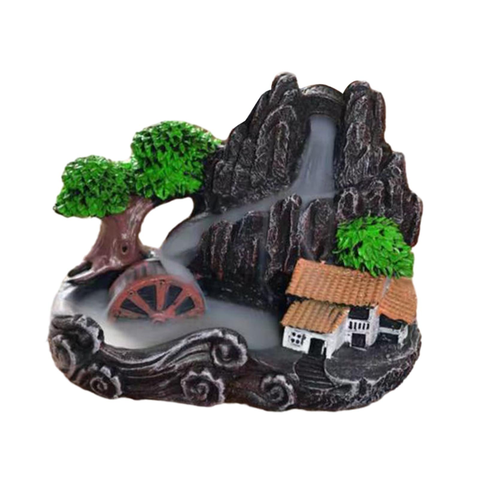 Waterfall Incense Holder Decorative Incense Cone Holder for Desk Yoga Office