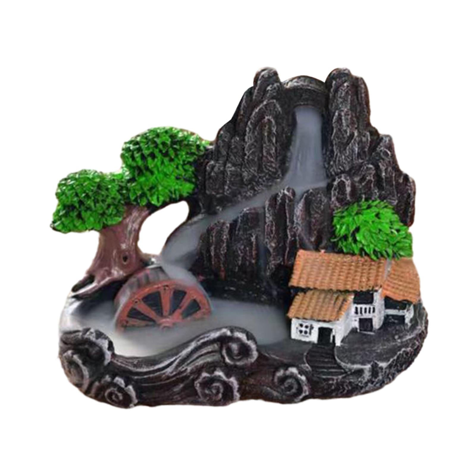 Waterfall Incense Holder Decorative Incense Cone Holder for Desk Yoga Office