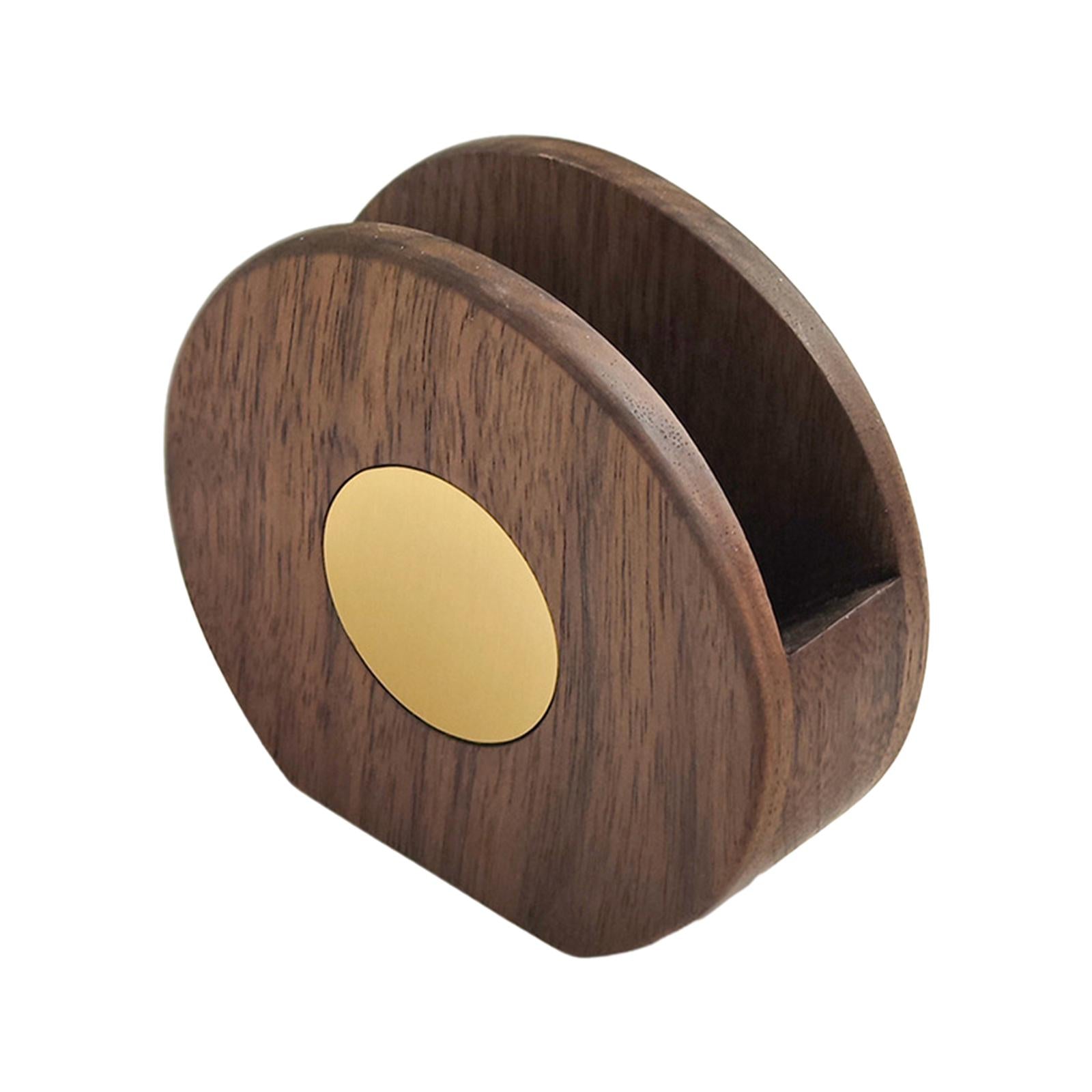 Coffee Filter Paper Holder Wooden Reusable for V60 Countertop Dispenser Rack
