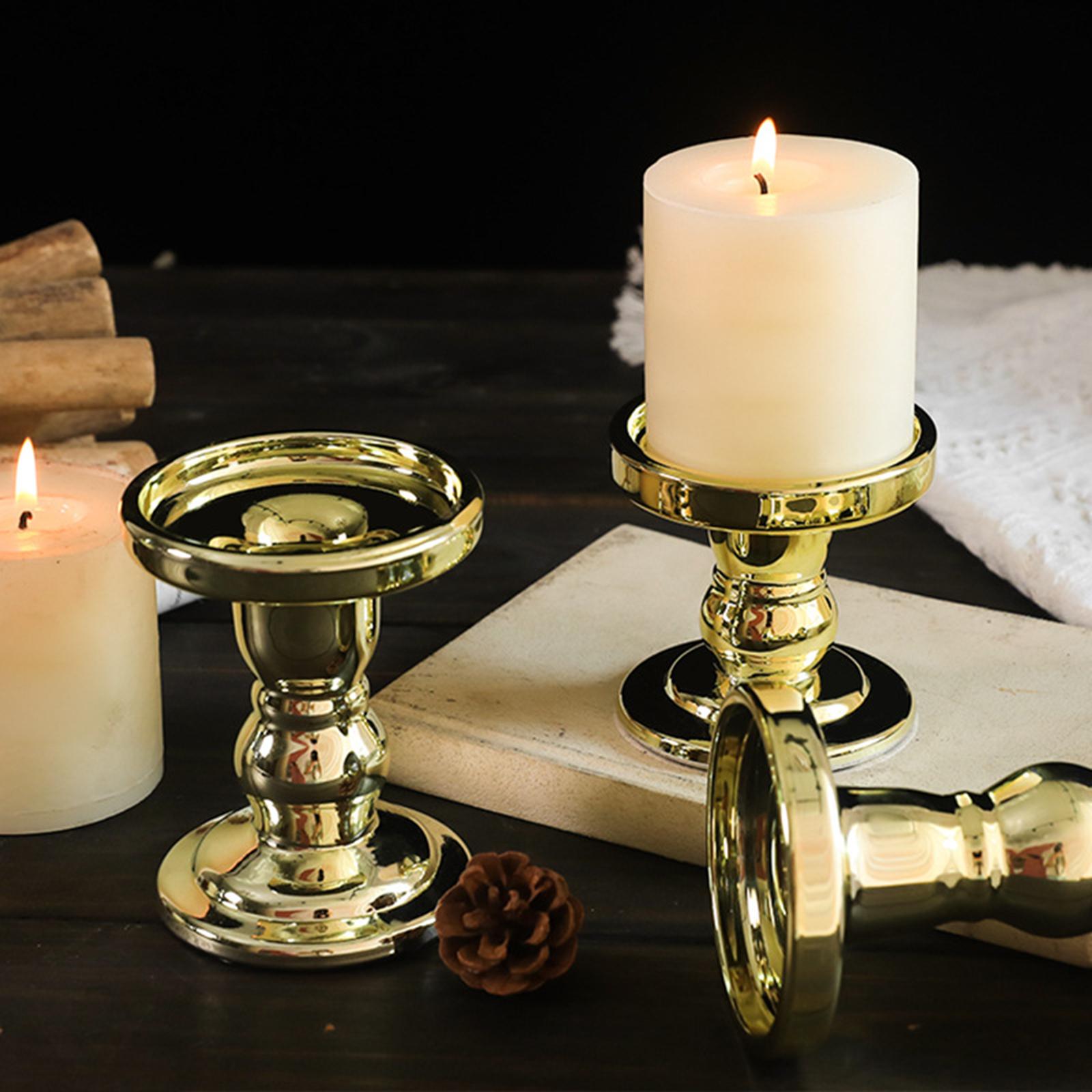 Pillar Candle Holders Pillar Candle Stands for Special Events Fireplace Home M