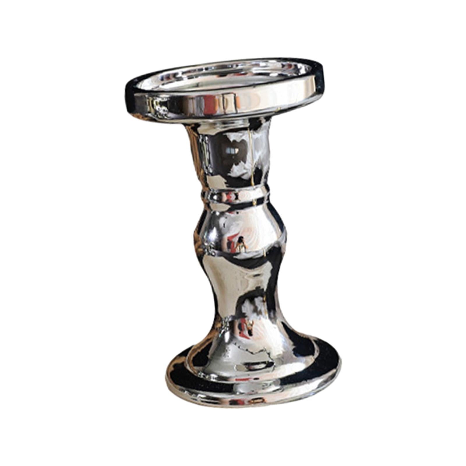 Pillar Candle Holders Vintage Elegant for Wedding Living Room Special Events L