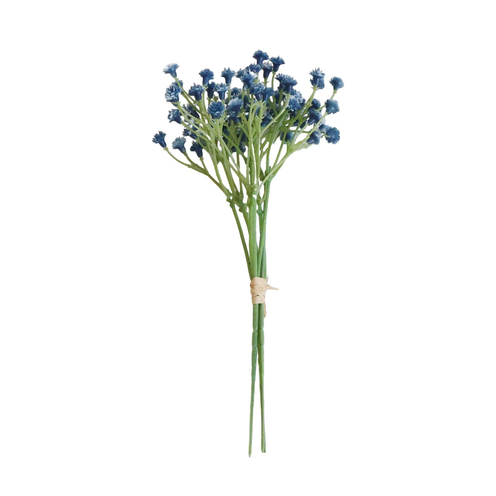 3 Pieces Babys Breath Artificial Flowers for Garden Home Arrangement Wedding Blue