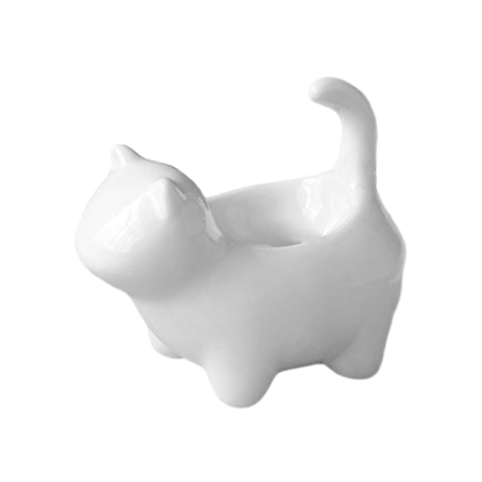 Ring Holder Handmade Holidays Wedding Cat Statue for Office Bathroom Bedroom