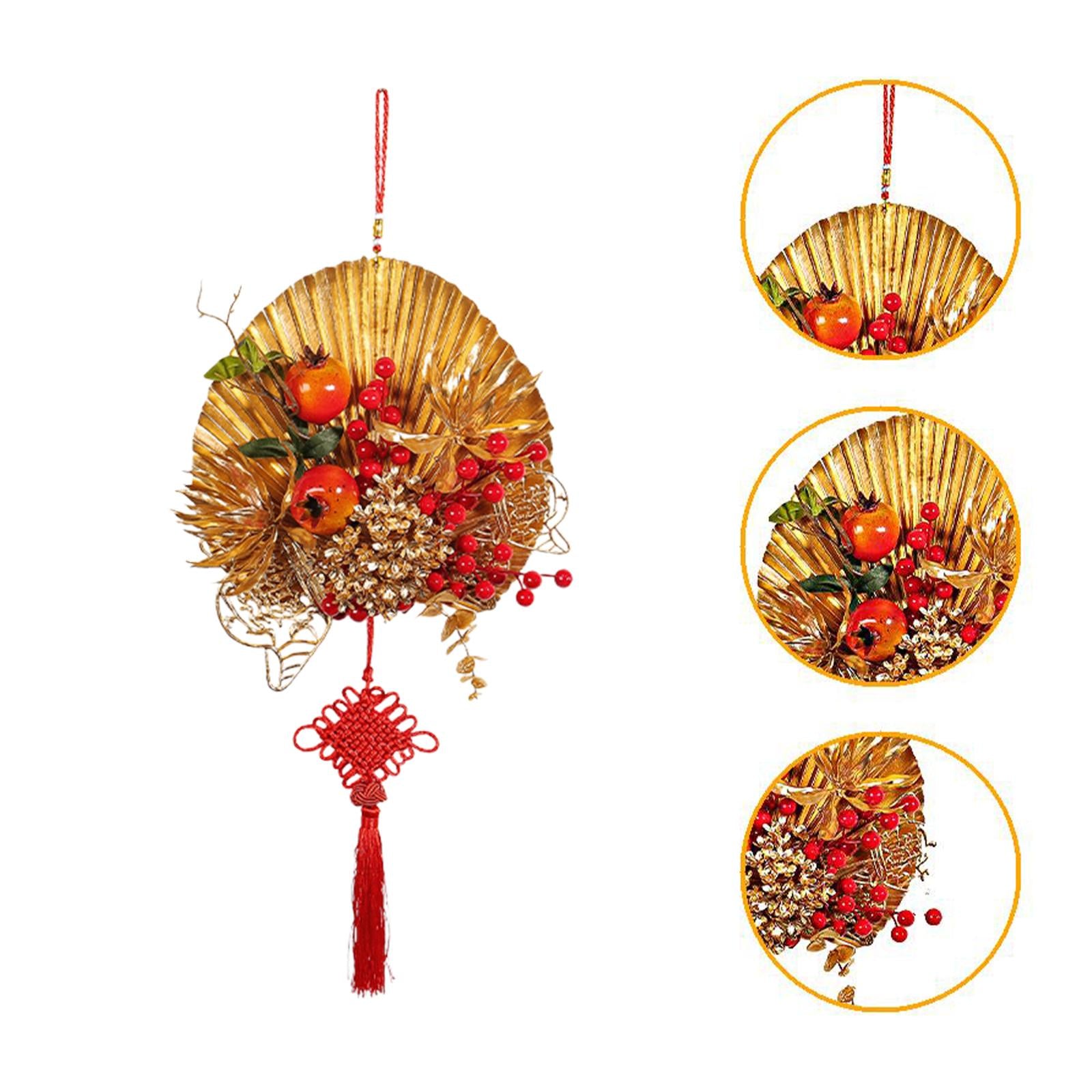 Chinese New Year Hanging Decorations Chinese Knot for Lunar Year Celebration Pomegranate