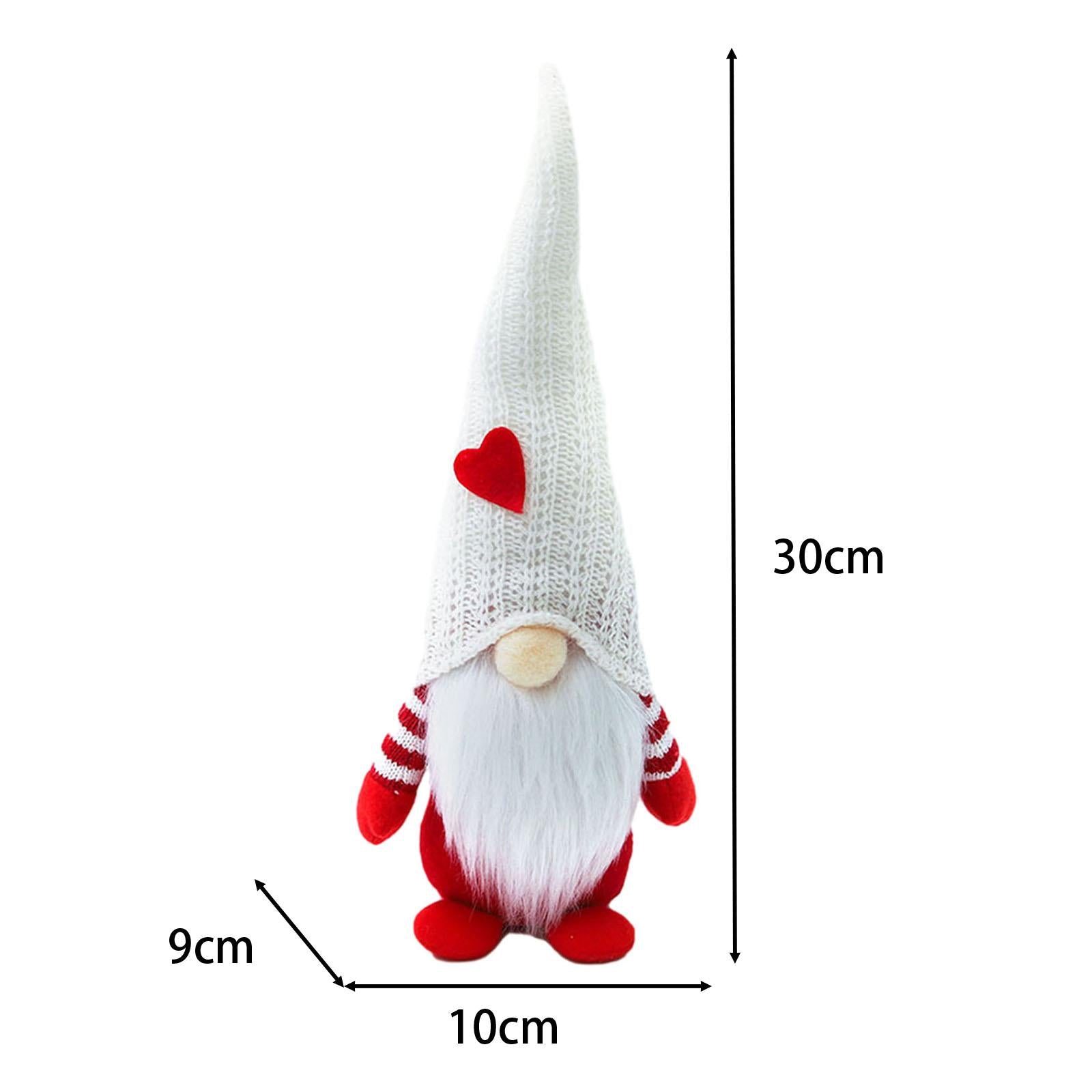 Valentines Day Gnome Dolls Valentines Day Decor Gnome for Home Bedroom Hotel White
