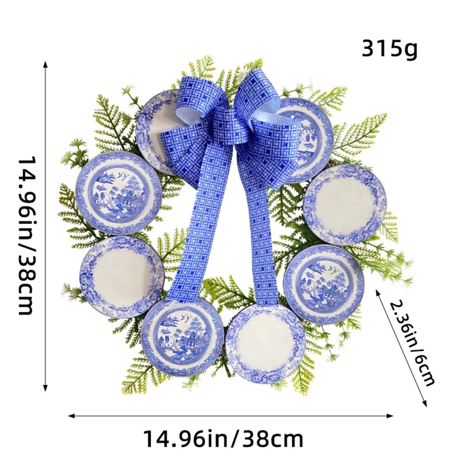 Spring Wreath Party Supplies Artificial Garland for Home Wall Gallery Indoor