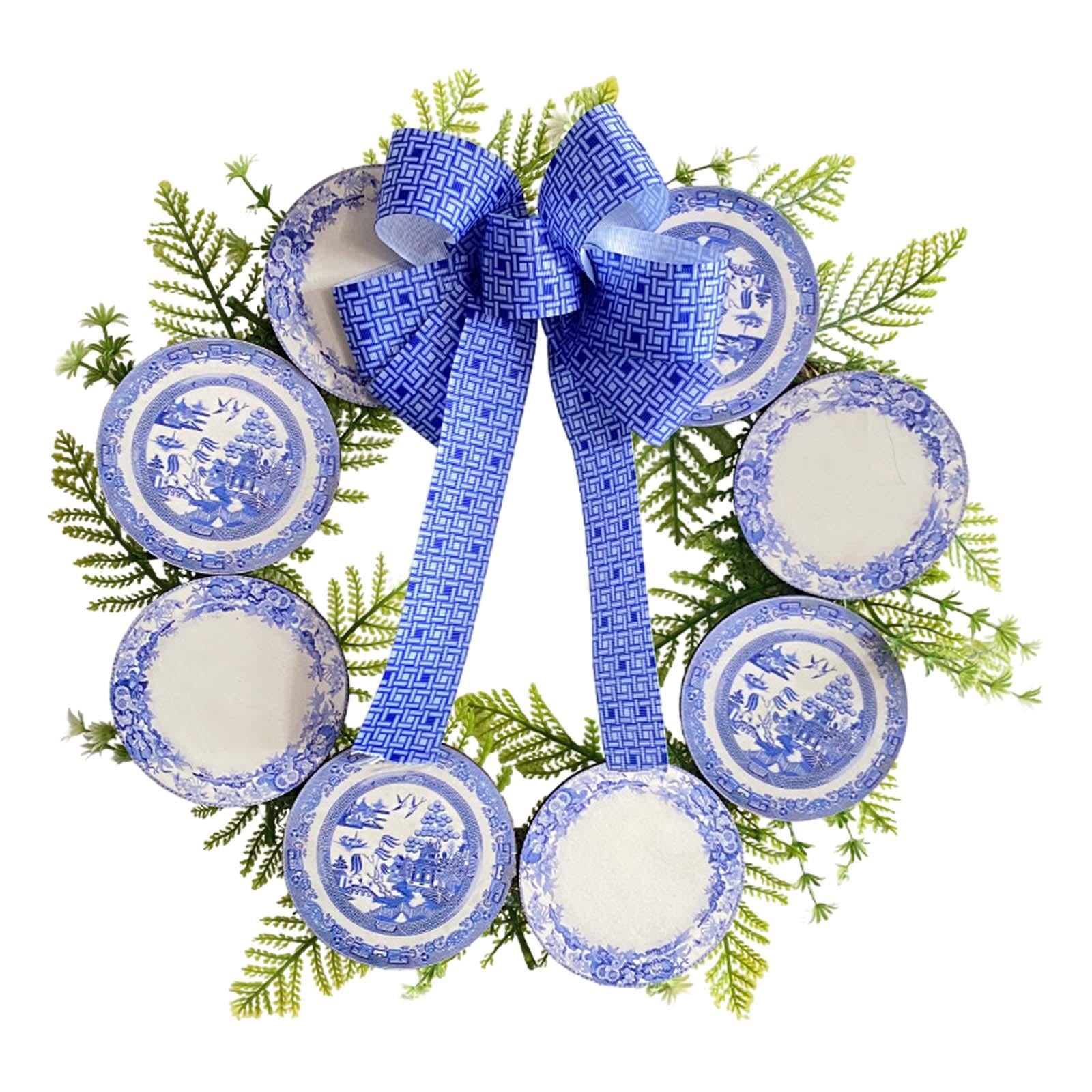 Spring Wreath Party Supplies Artificial Garland for Home Wall Gallery Indoor