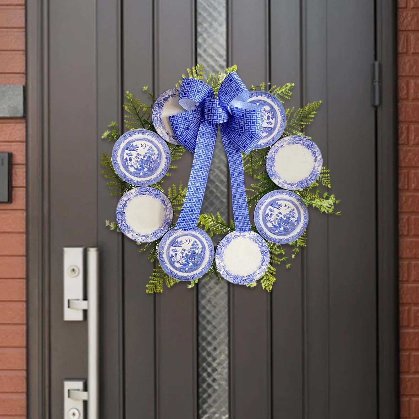 Spring Wreath Party Supplies Artificial Garland for Home Wall Gallery Indoor