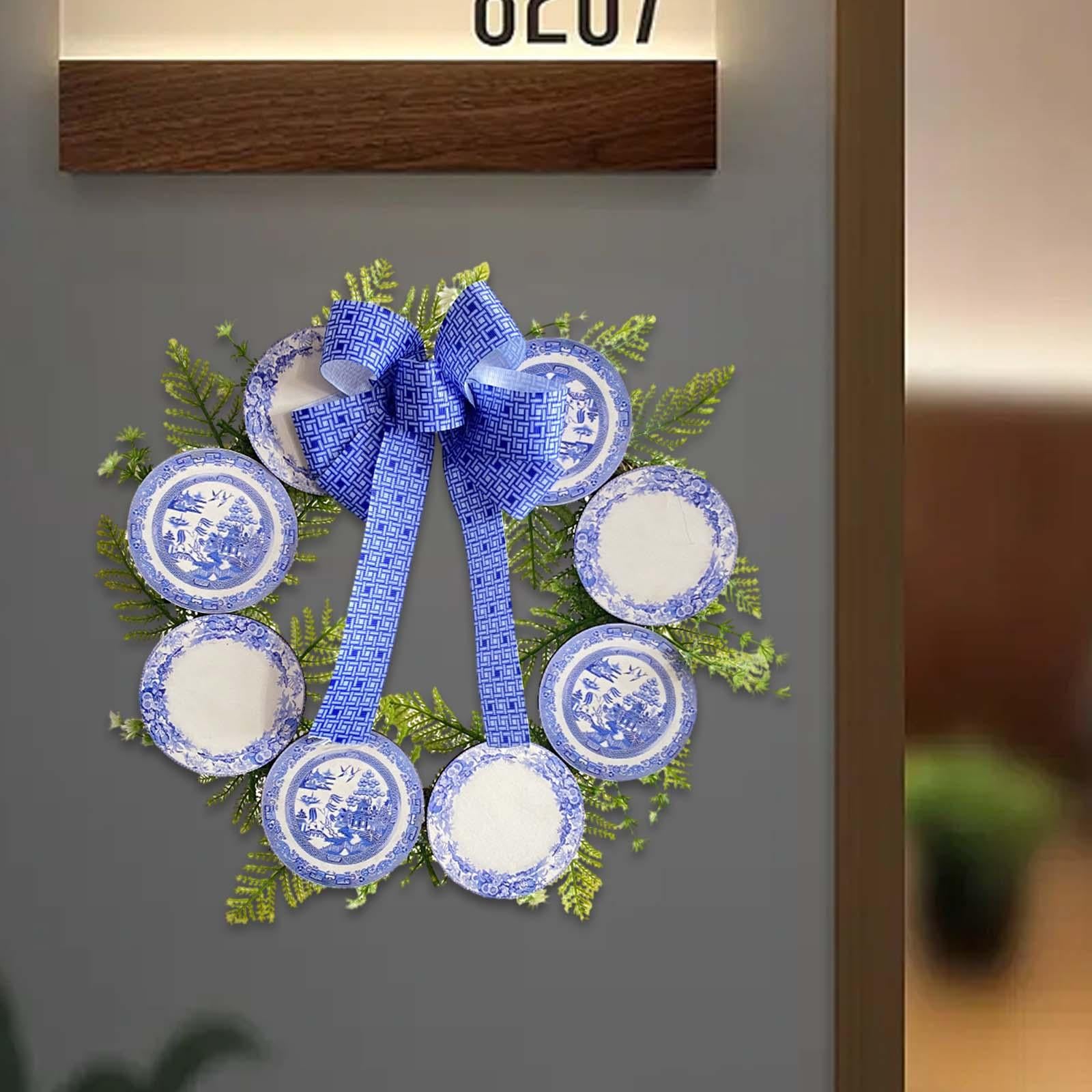 Spring Wreath Party Supplies Artificial Garland for Home Wall Gallery Indoor