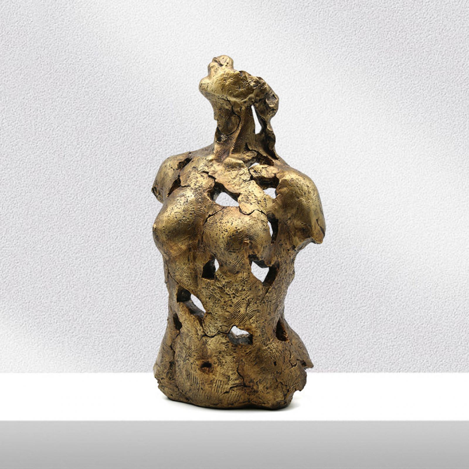 Abstract Sculpture Female Statue Modern Resin Figurine for Home Office Hotel