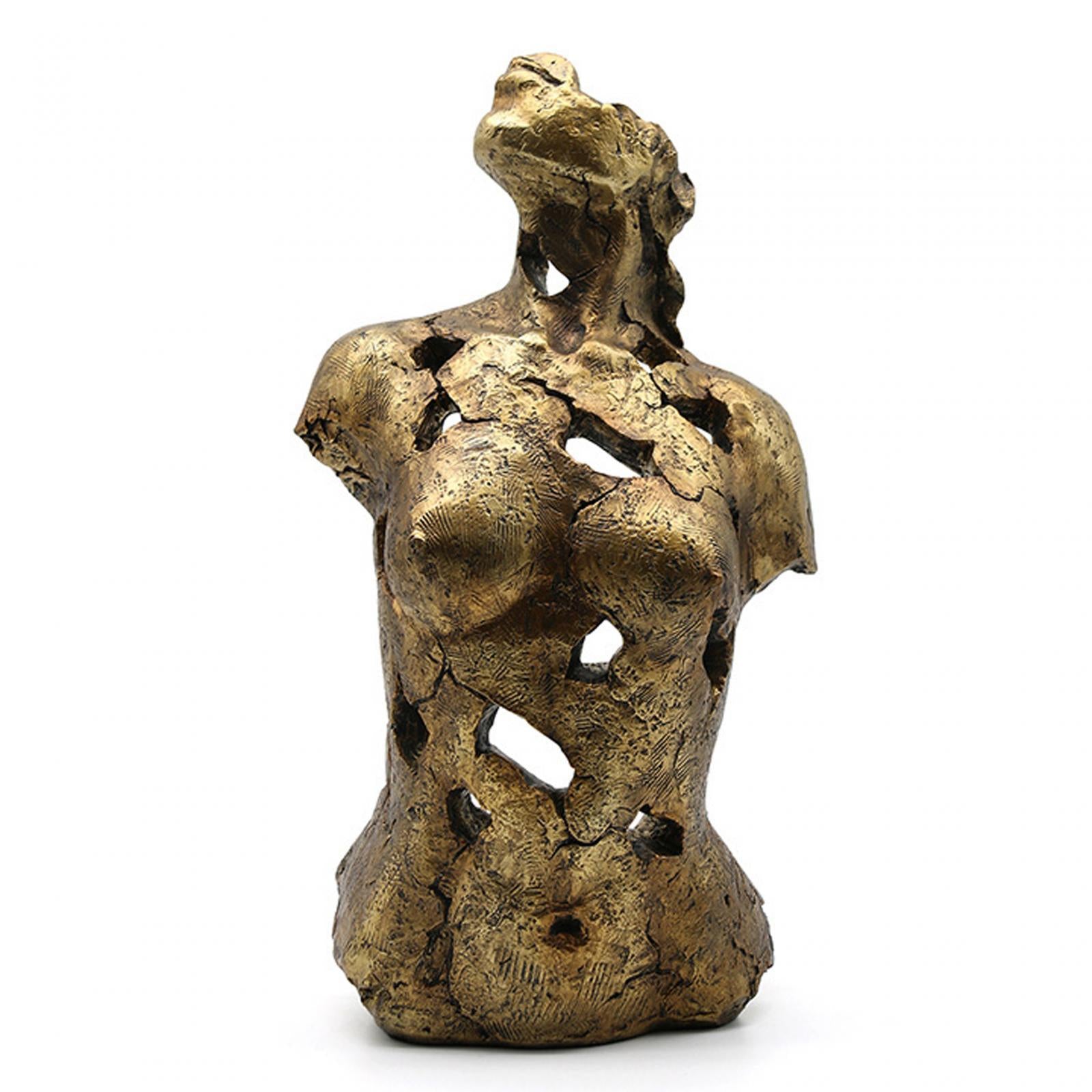 Abstract Sculpture Female Statue Modern Resin Figurine for Home Office Hotel