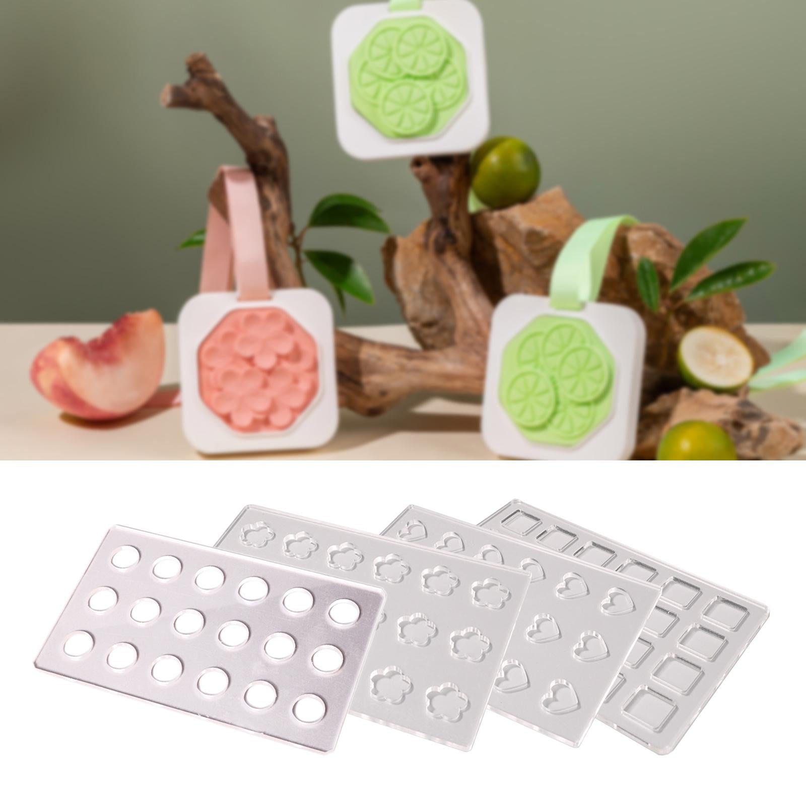 Incense Mold Acrylic Supplies Fragrant Tablet Maker Crafts Incense Mold Tool Round