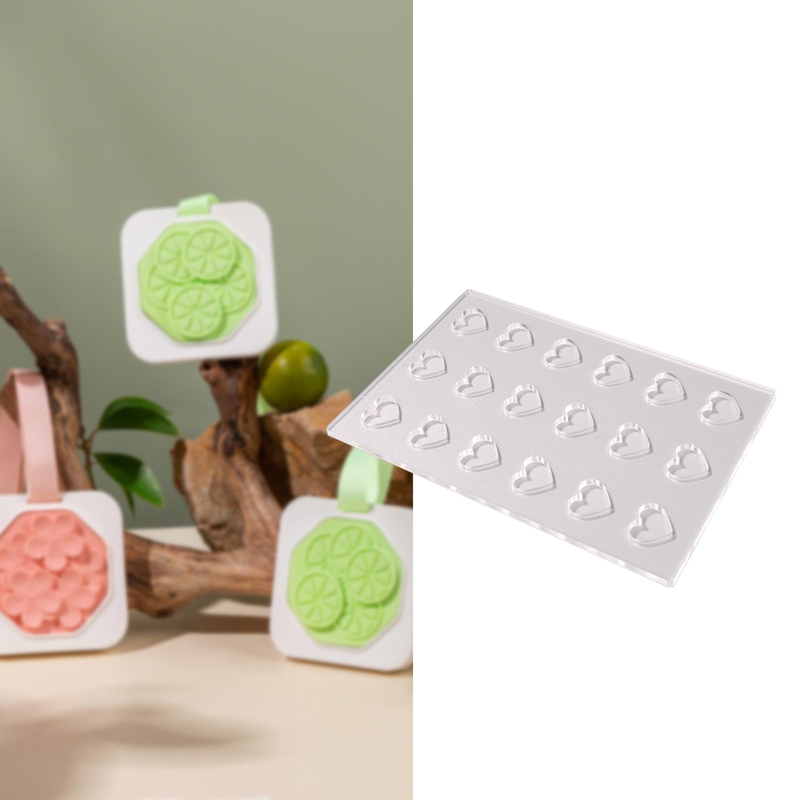 Incense Mold Acrylic Supplies Fragrant Tablet Maker Crafts Incense Mold Tool Heart Shaped