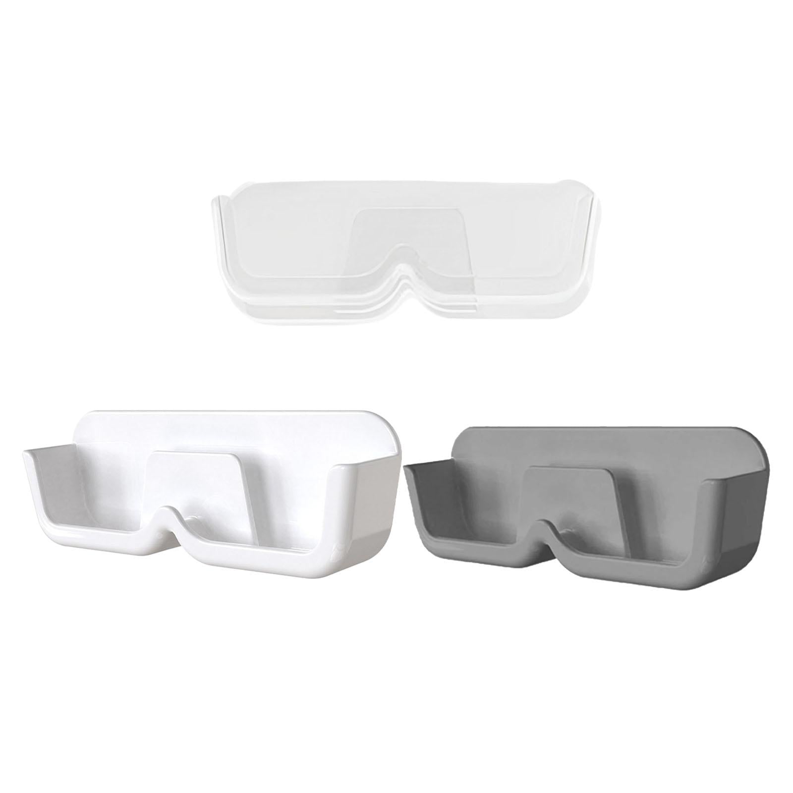 2xEyeglasses Holder Wall Mount Durable Stylish for Tabletop Showcase Apartment Clear