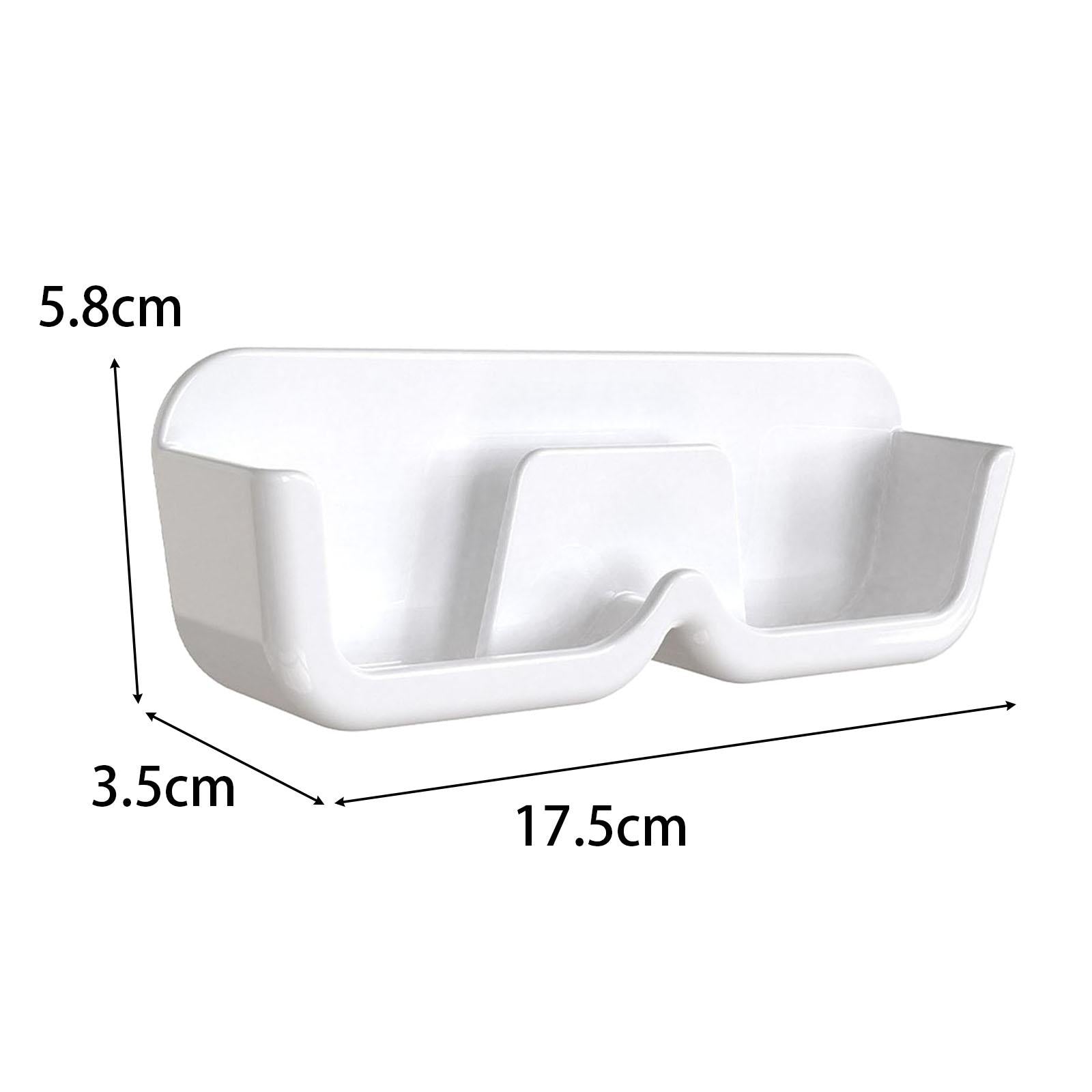 4xEyeglasses Holder Wall Mount Durable Stylish for Tabletop Showcase Apartment White