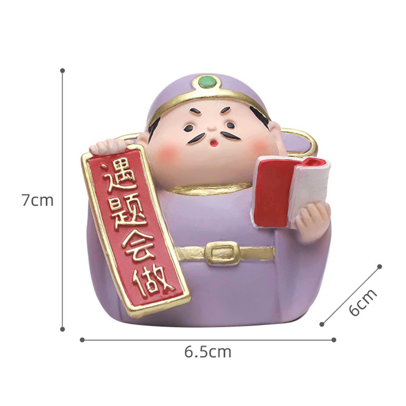 Miniature Figure Cute Mini Desktop Ornament for Desk Bedroom Home Decoration Style A