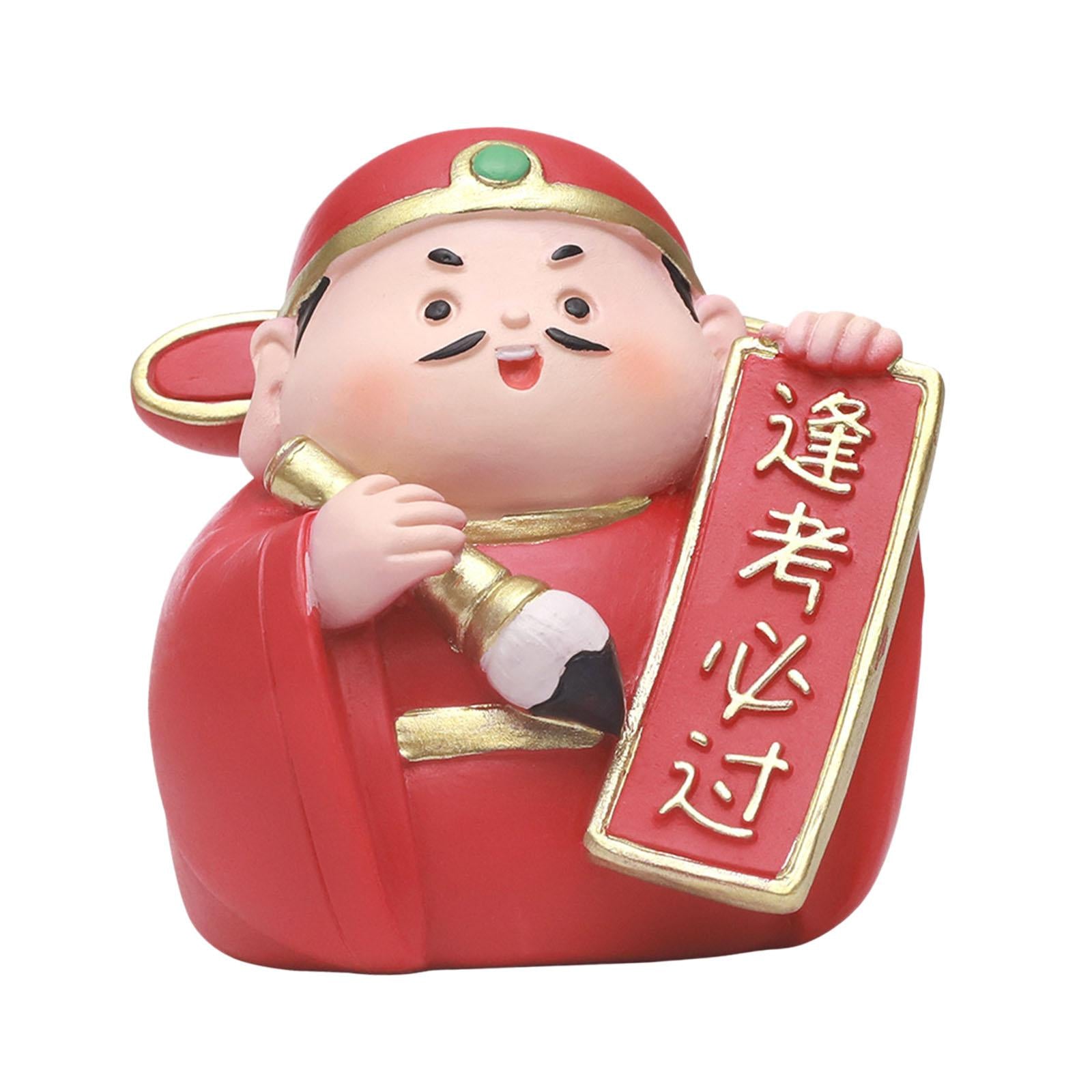 Miniature Figure Cute Mini Desktop Ornament for Desk Bedroom Home Decoration Style B