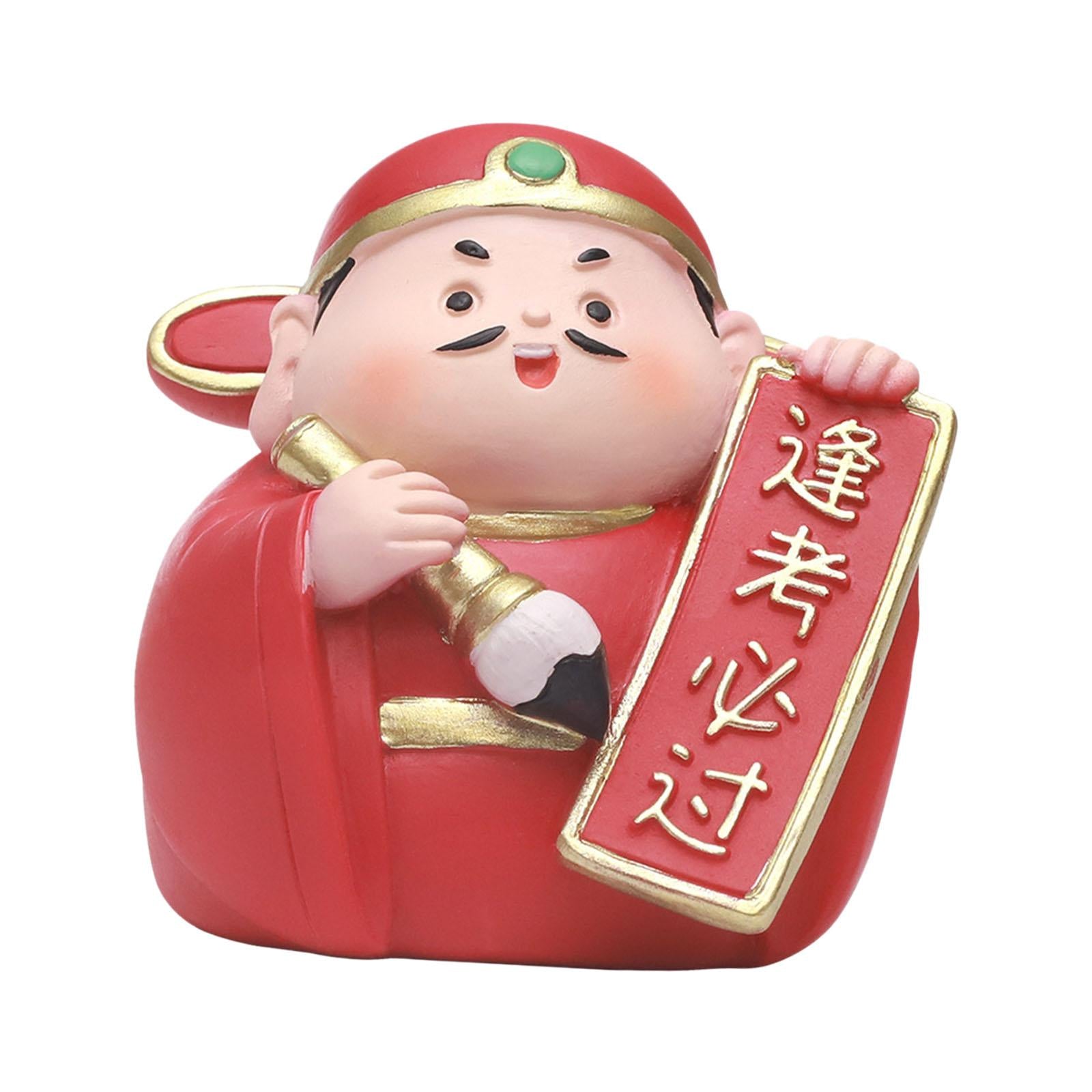 Miniature Figure Cute Mini Desktop Ornament for Desk Bedroom Home Decoration Style B